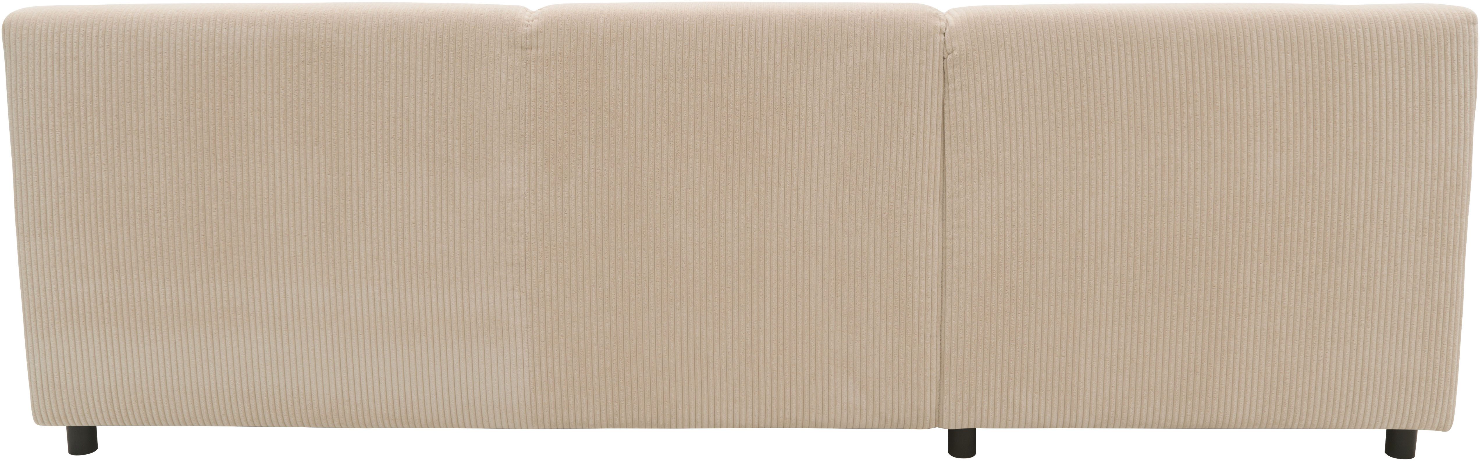 INOSIGN Hoekbank Turah 2, L-vorm, in Cord en waterafstotende microvezel, Vering B/D/H: 241/146/79 cm, incl. sierkussen, optioneel met bedfunctie