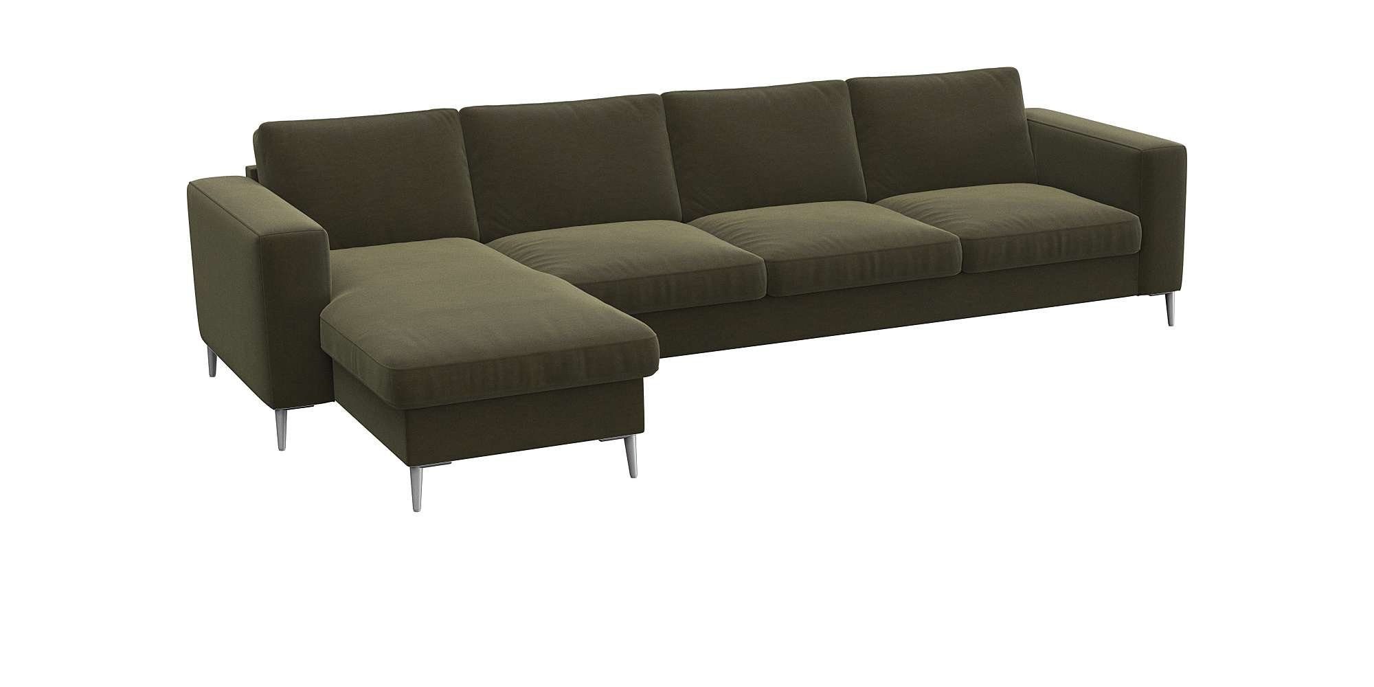 FLEXLUX Hoekbank Fiore, super zitcomfort door koudschuim in de zitting, L-vorm