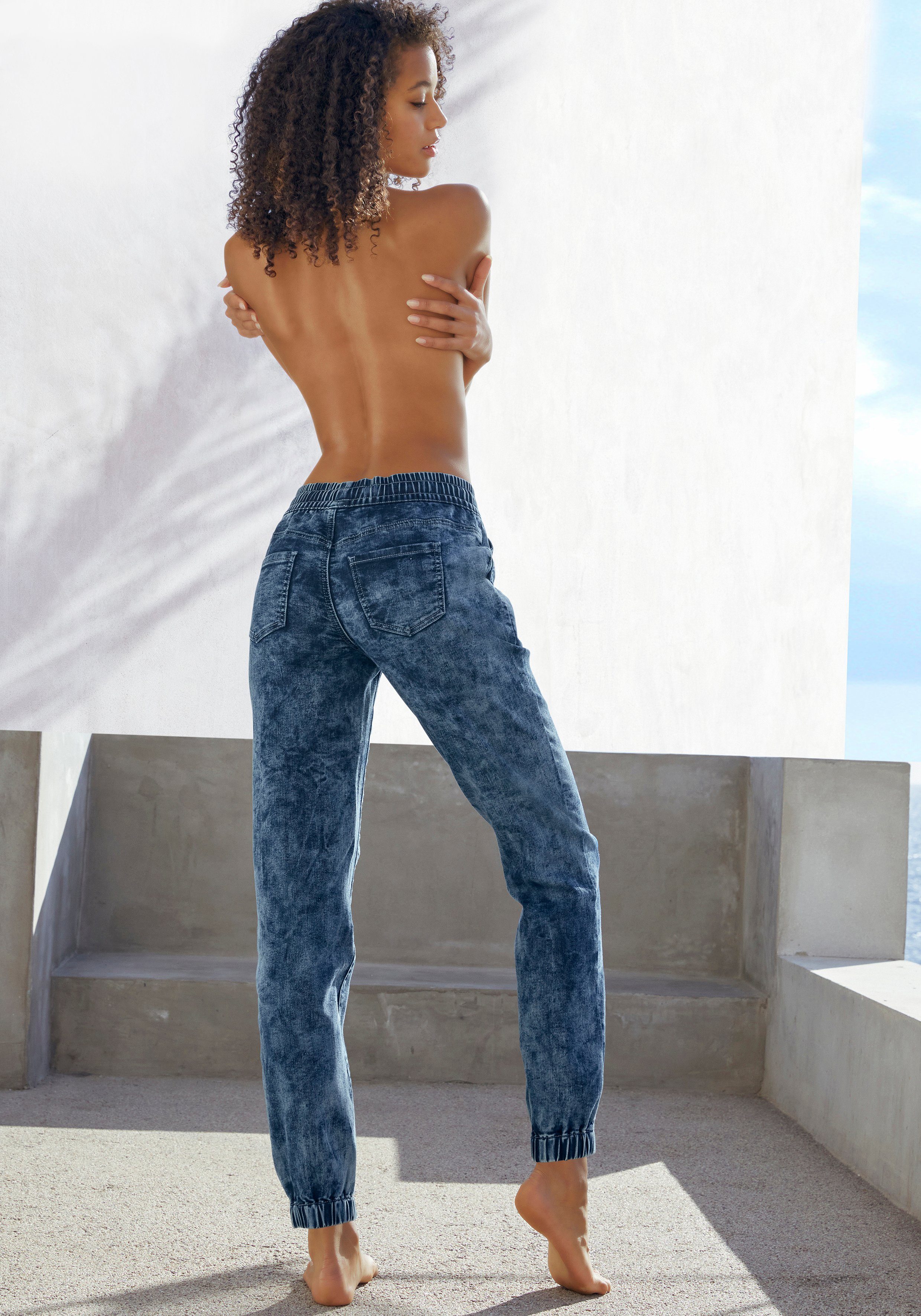 H.I.S Jogpants in jeans-look, loungeanzug