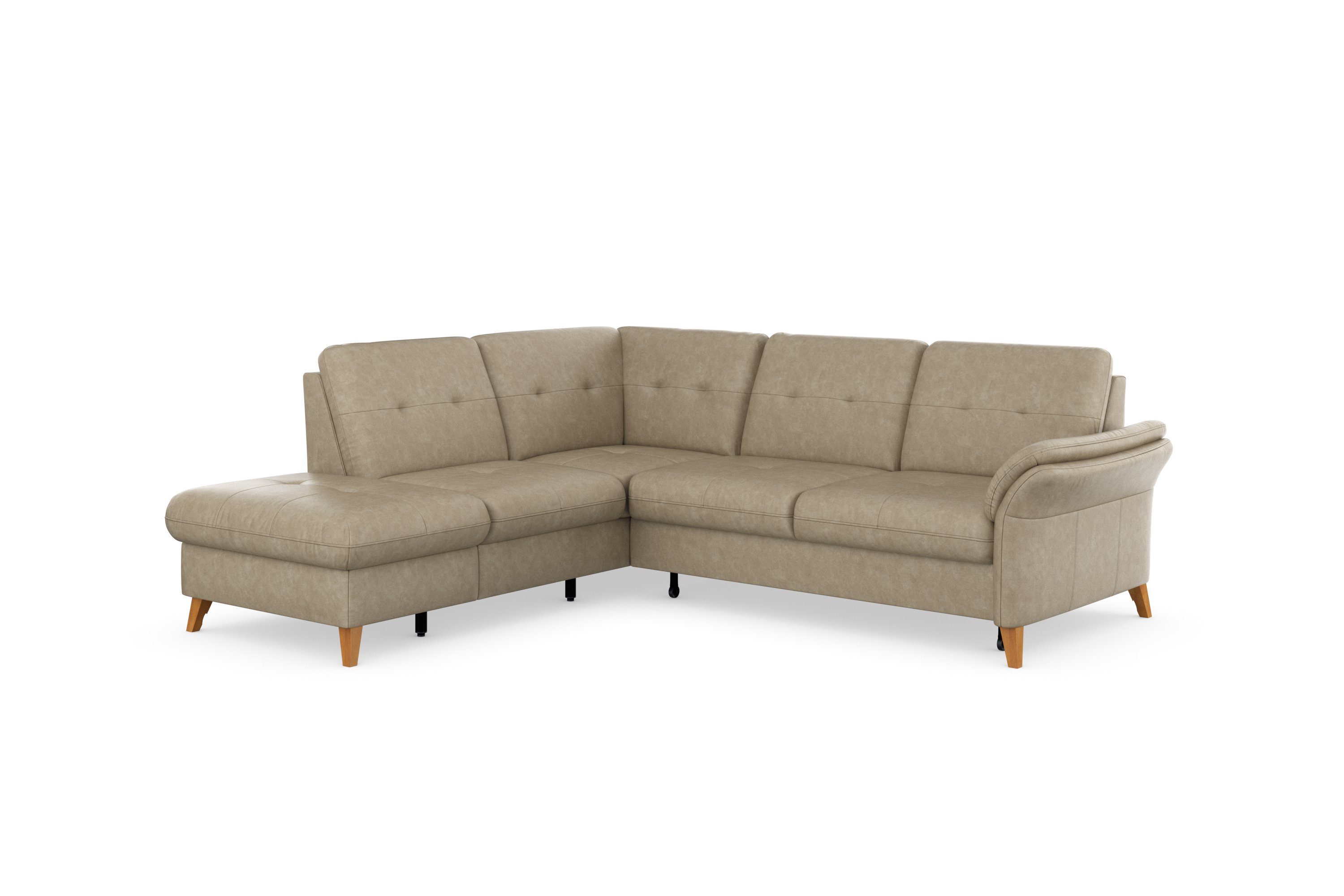sit&more Hoekbank Göteborg inclusief zitdiepteverstelling, optioneel met bedfunctie & bedlade