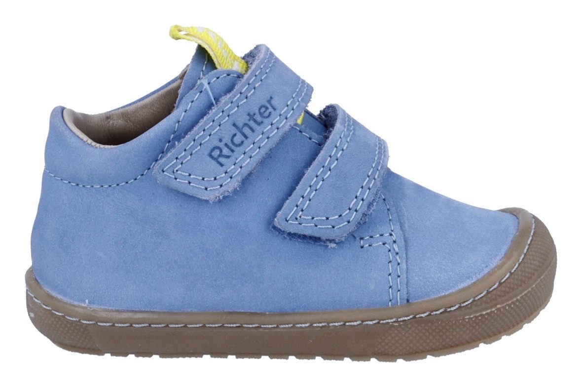 Richter Babyschoentjes Maxi WMS: gemiddeld Klittenbandschoen met gepolsterde instap, maat sjabloon om te downloaden