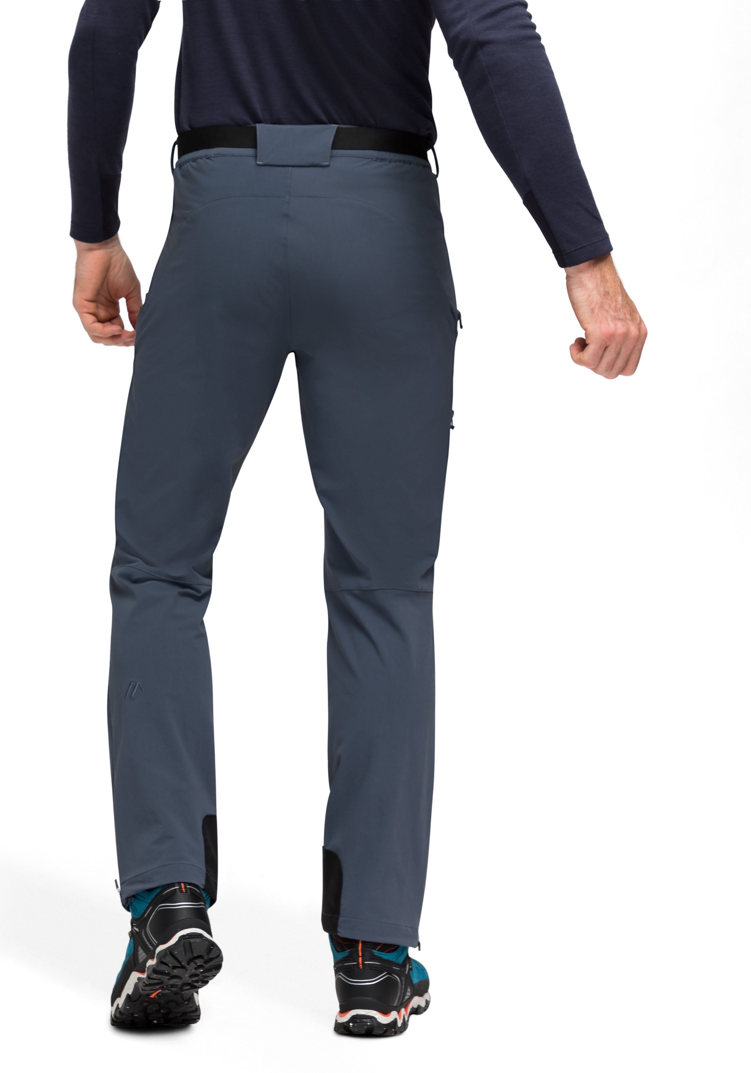 Maier Sports Functionele broek Naturno Heren outdoorbroek, robuuste trekkingbroek, 3 zakken en riem