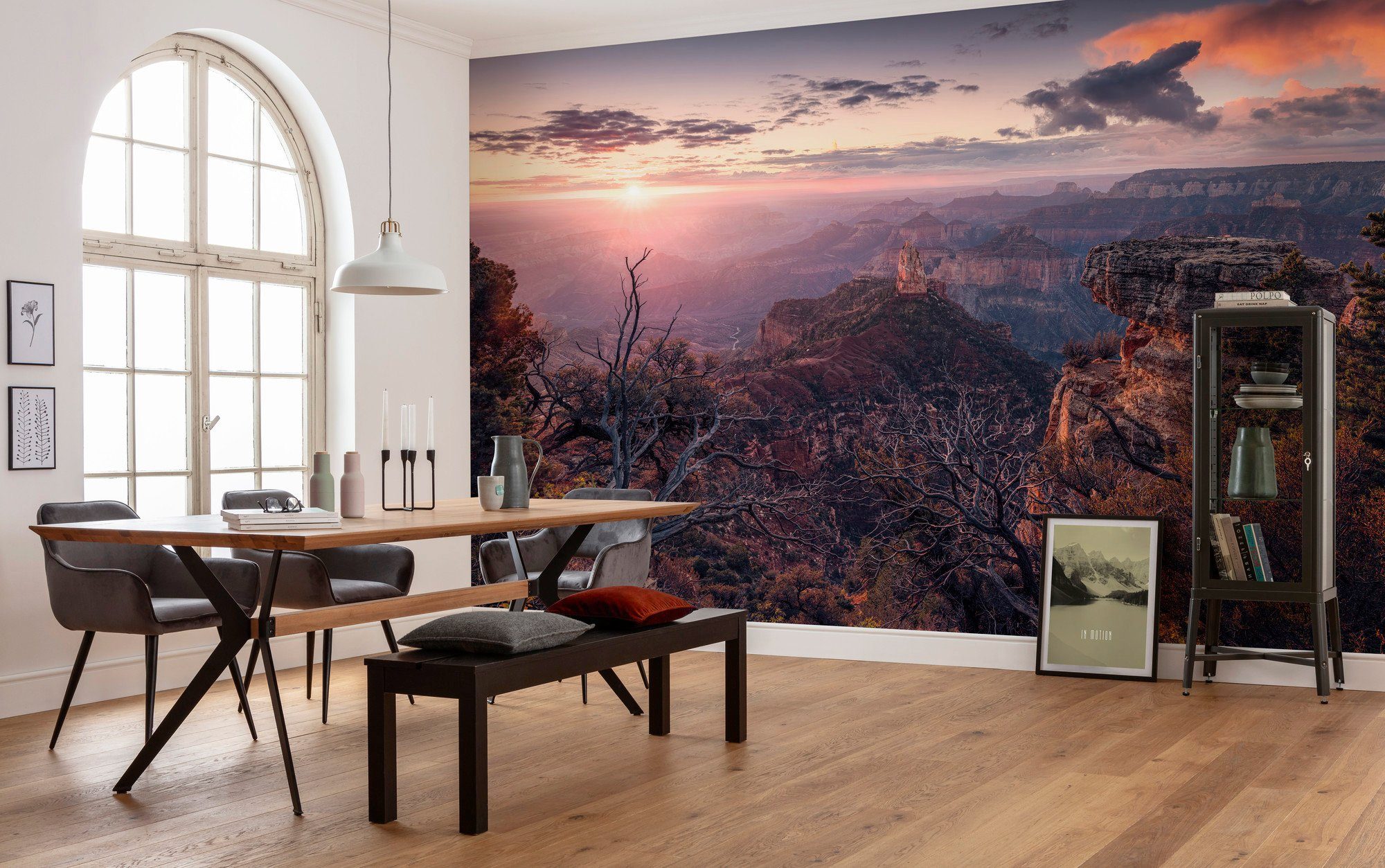 Komar Vliesbehang Digitale print vlies - Grand View - Afmeting 450 x 280 cm (9 stuks)