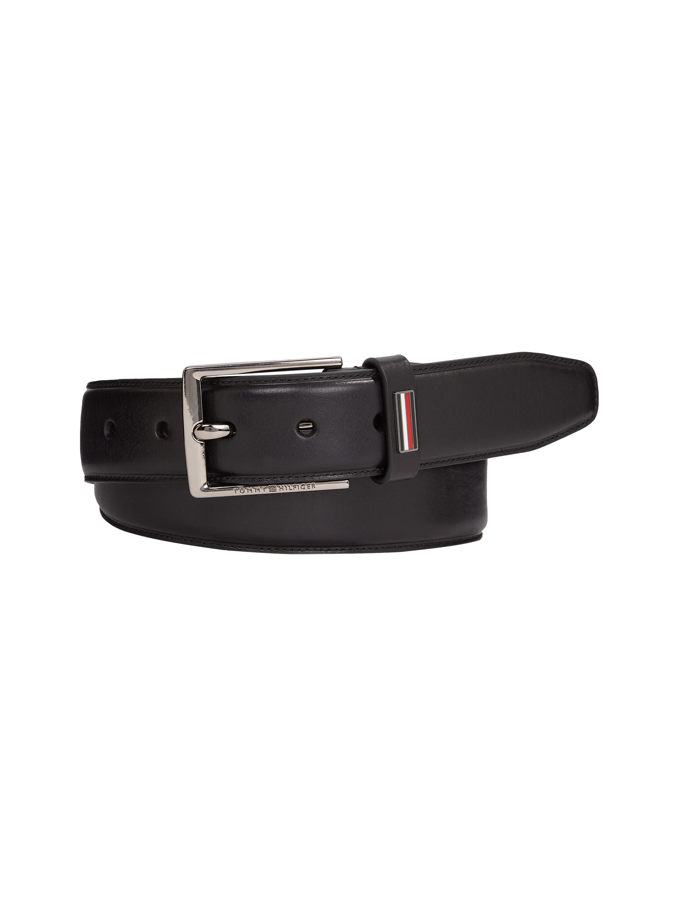 Tommy Hilfiger Leren riem Business 3.5 cm met een logo-opschrift