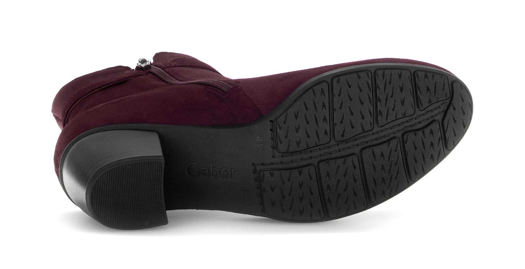 Gabor Laarsjes , blokhak, zakelijke schoen in smalle vorm