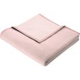 biederlack deken new cotton lichte geweven deken roze