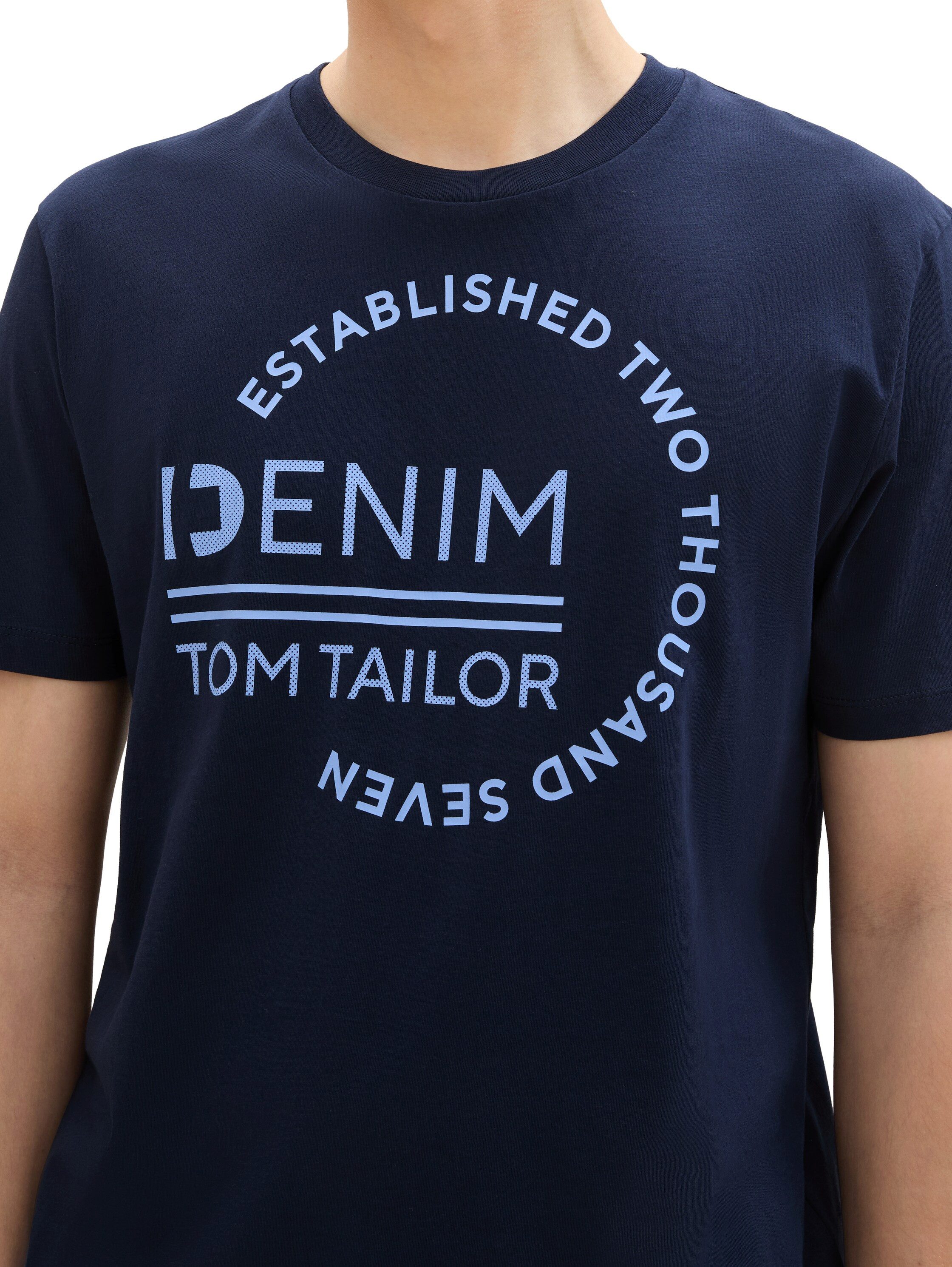 Tom Tailor Denim T-shirt met logoprint