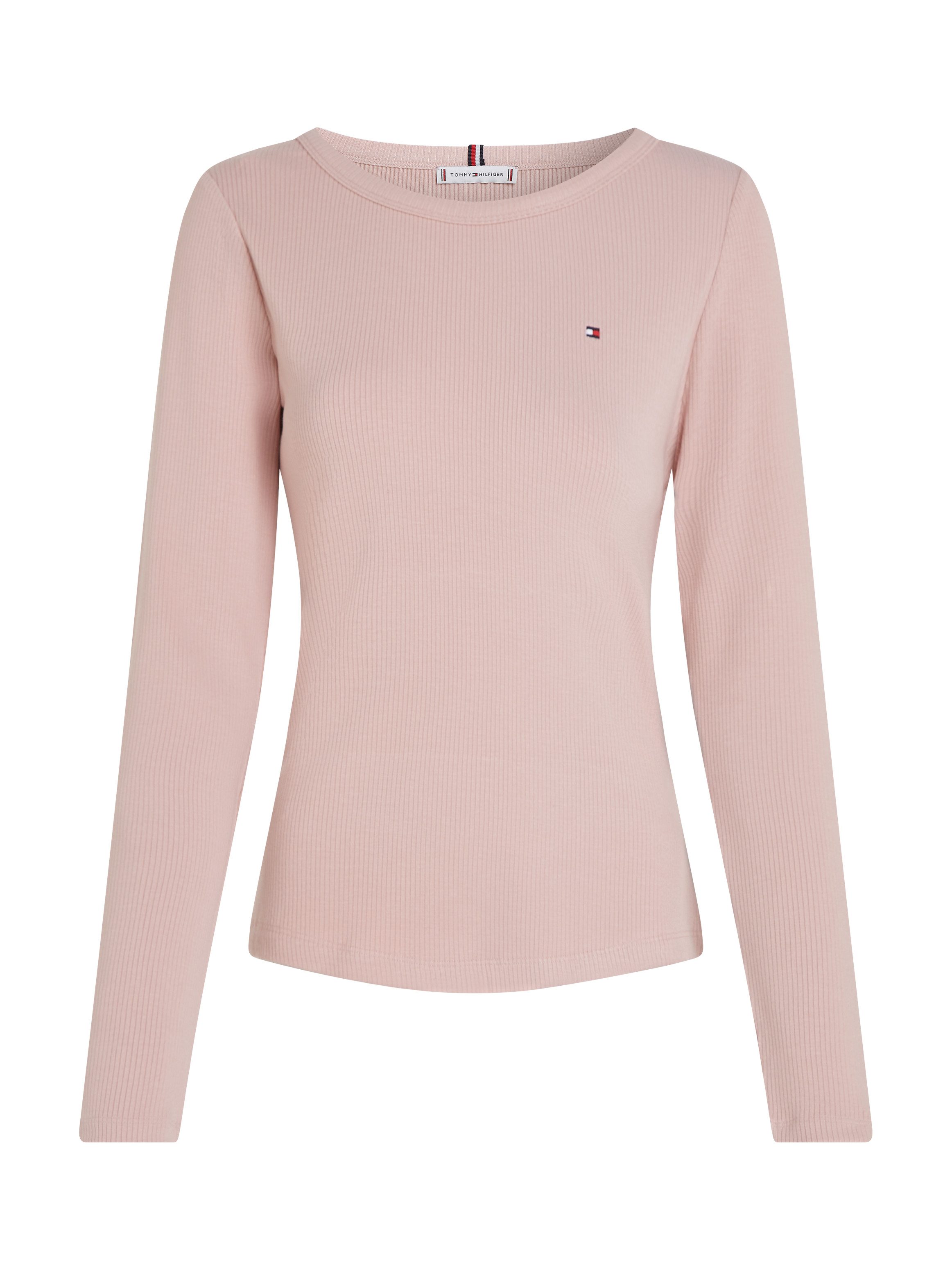 Tommy Hilfiger Shirt met lange mouwen SLIM 5X2 RIB O-NK LS