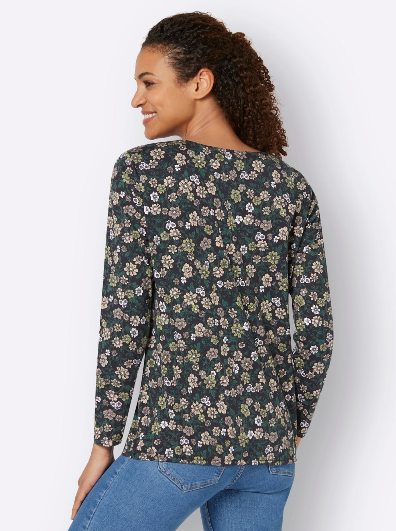 Classic Inspirationen Shirt met lange mouwen Gedessineerd shirt (1-delig)
