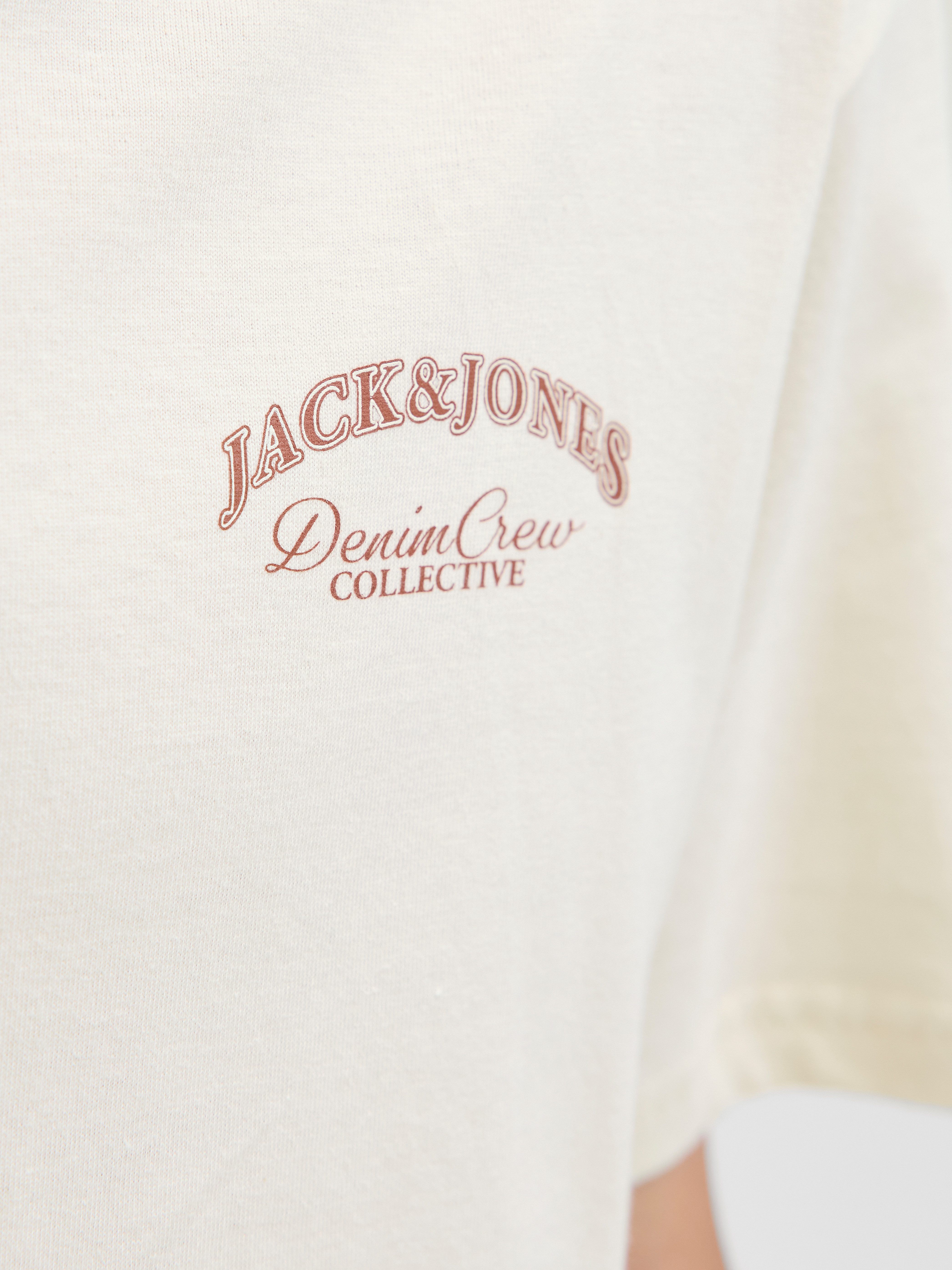 Jack & Jones Junior T-shirt JJEBRANDES BACKP RELAXED TEE SS SN JNR