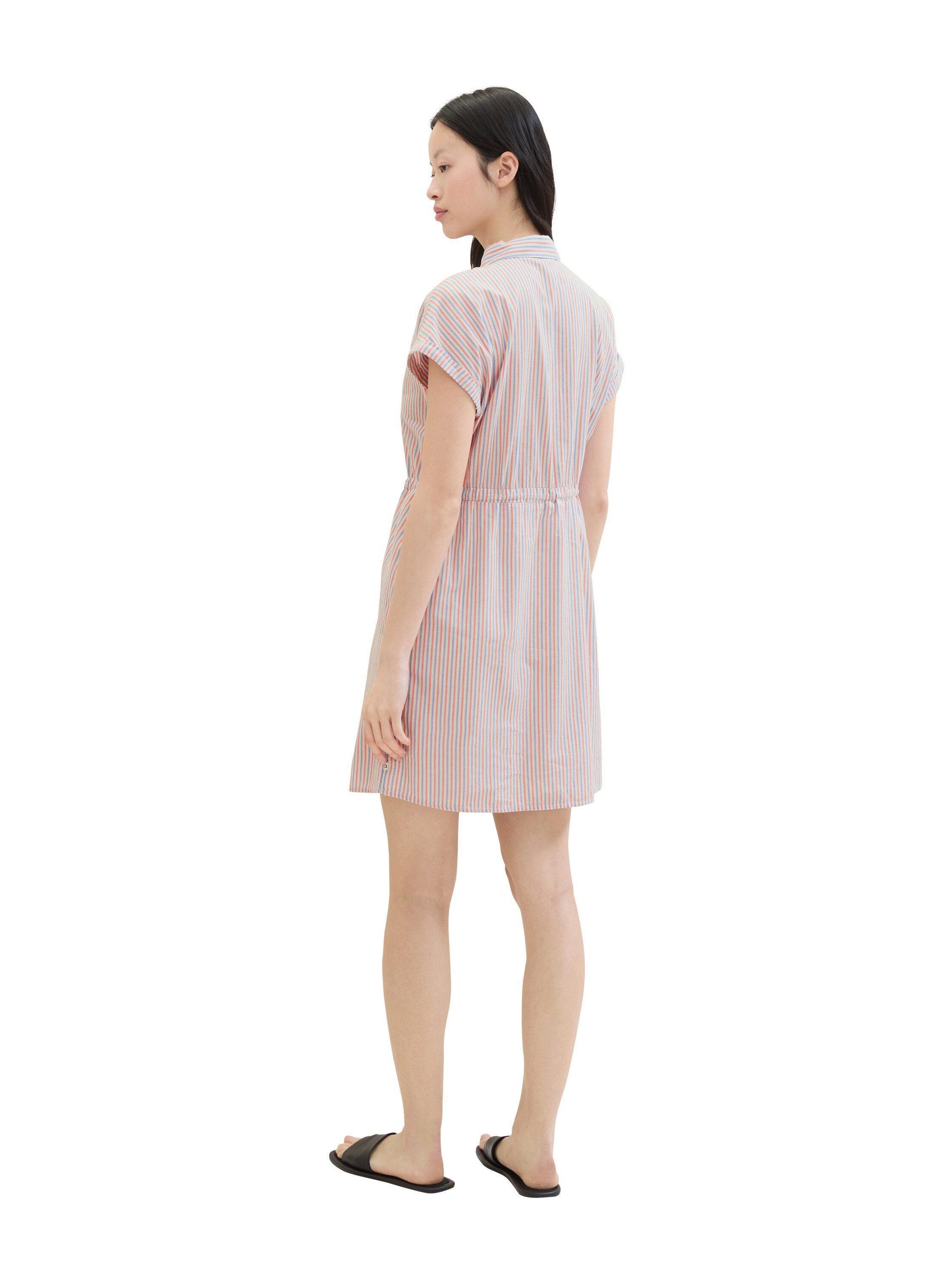 Tom Tailor Denim Jurk met overhemdkraag met streepdessin