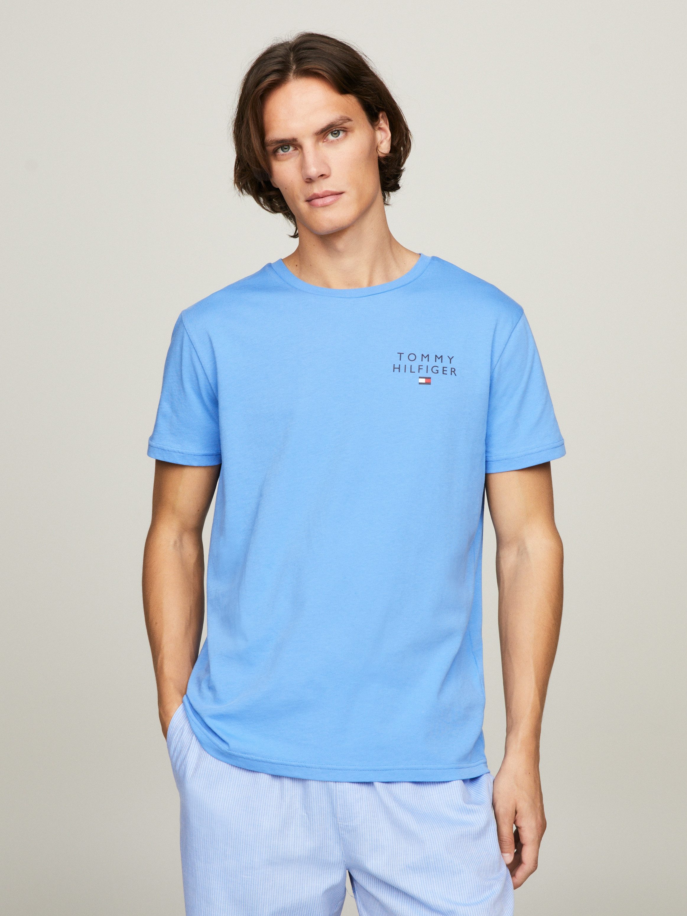 Tommy Hilfiger Underwear T-shirt CN SS TEE LOGO met tommy hilfiger merklogo-opdruk