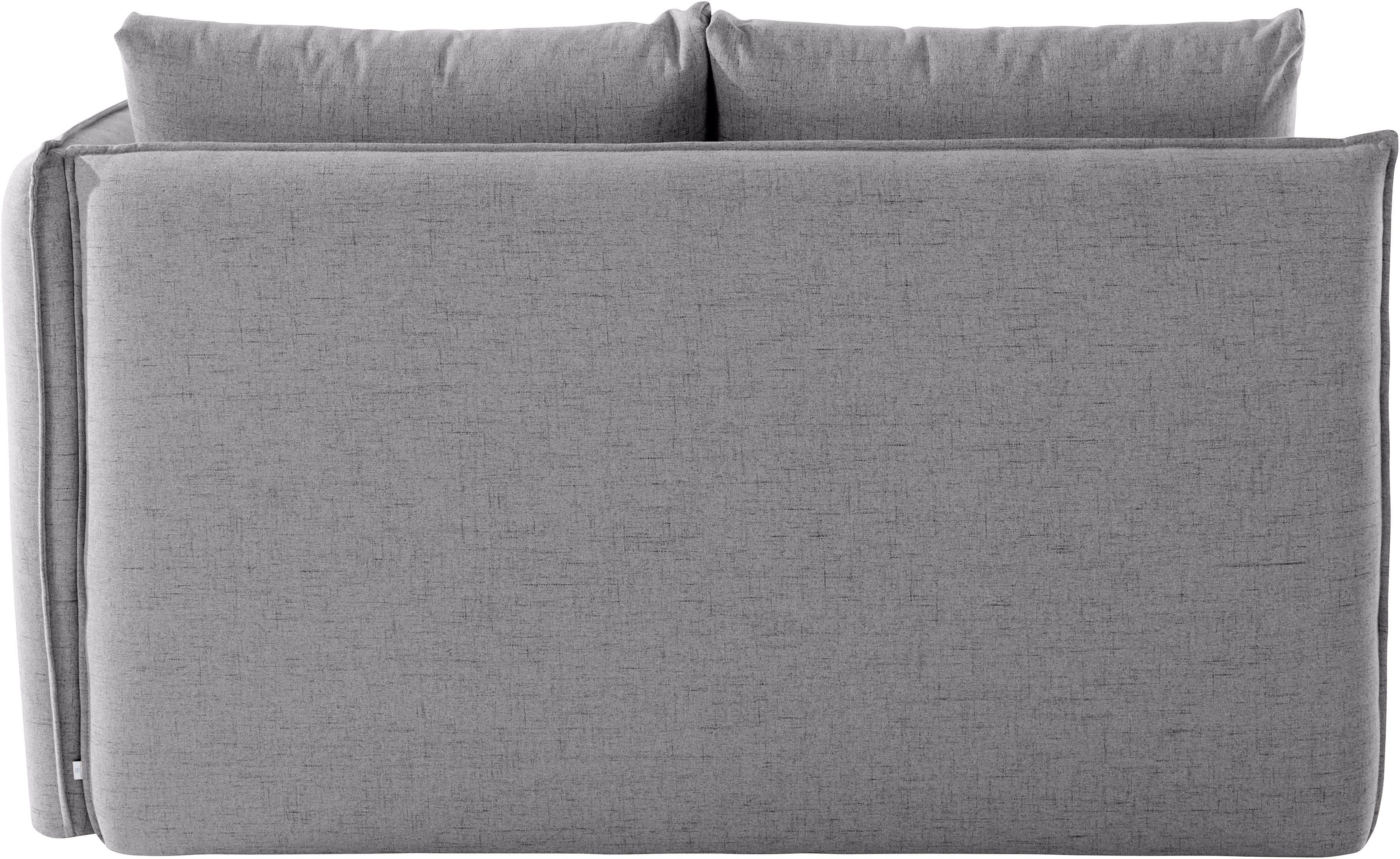 andas Ottomane Nöre korte lounge-module - zelf samenstellen, breedte 138 cm, diepte 128 cm