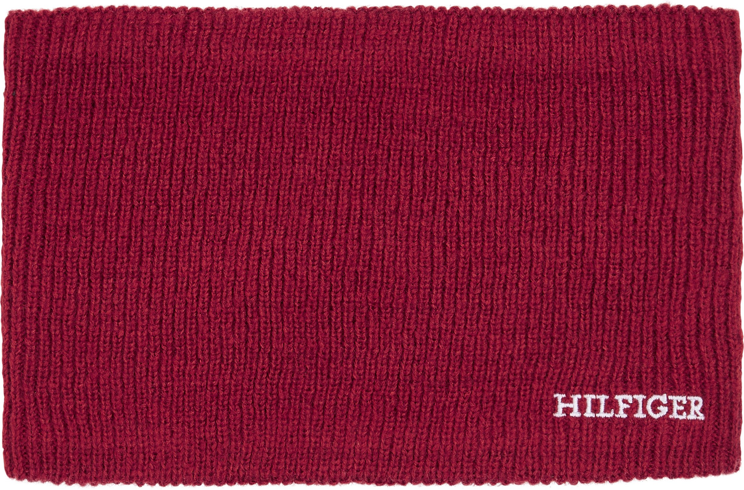 Tommy Hilfiger Gebreide sjaal MONOTYPE SNOOD met geborduurd logo-opschrift