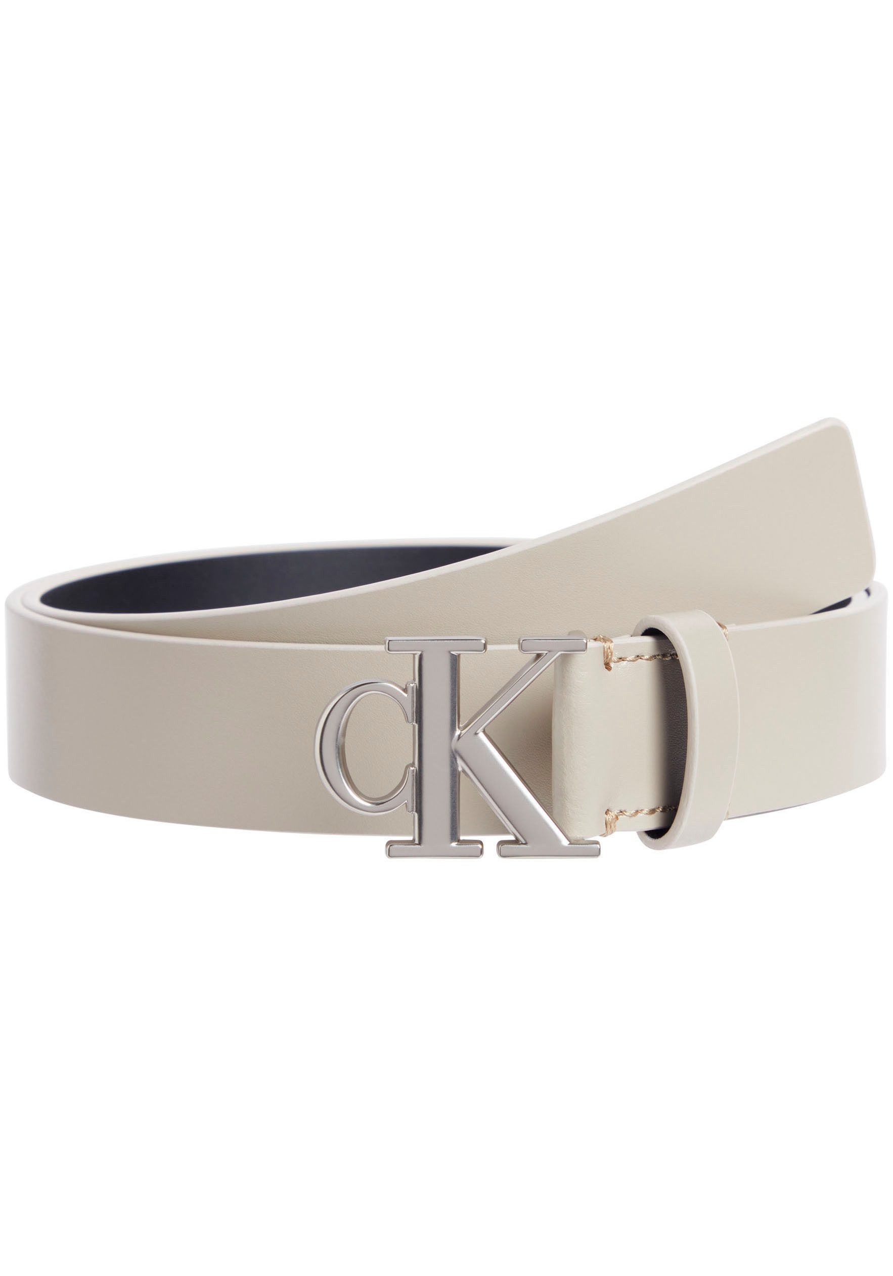 Calvin Klein Leren riem MONO PLAQUE LTHR BELT 30MM