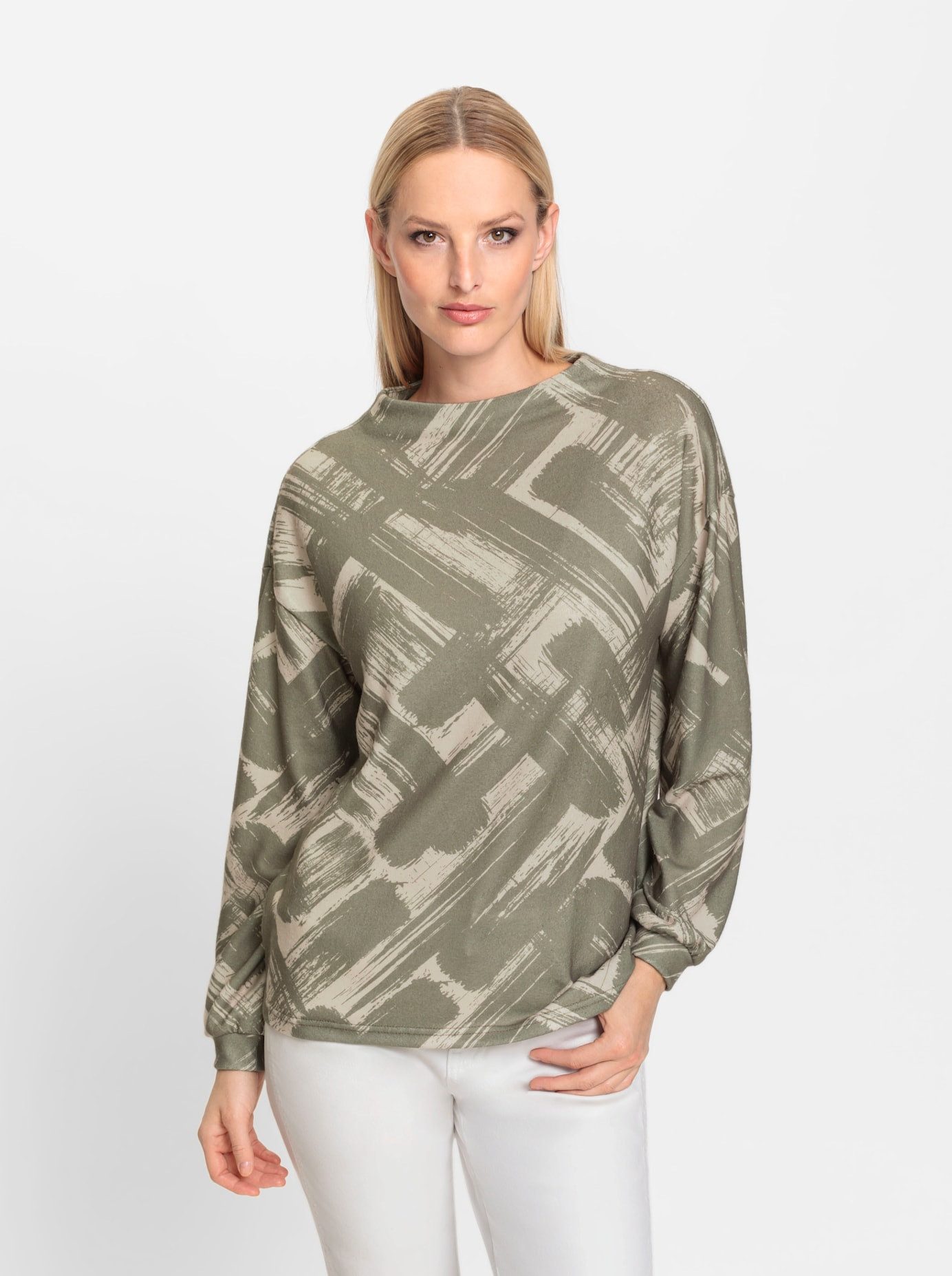 heine Shirt met lange mouwen Gedessineerd shirt (1-delig)