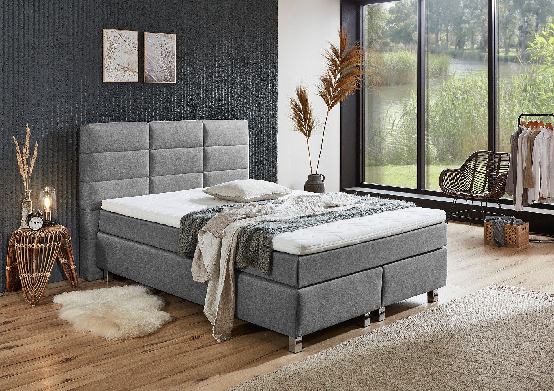 Westfalia Polsterbetten Boxspring naar keuze met topmatras van koudschuim