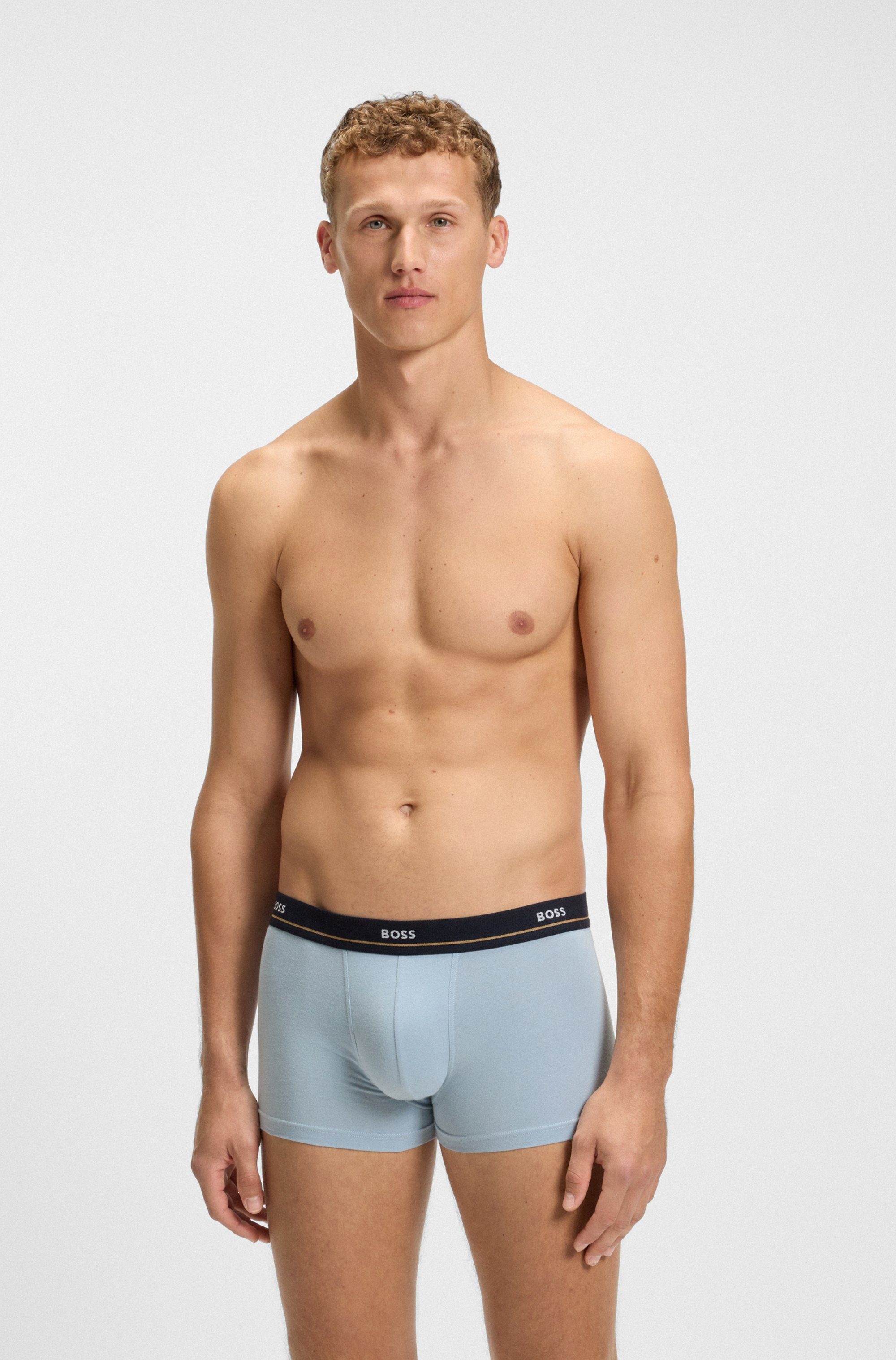 BOSS Trunk 5P Essential met elastische taille (set, 5 stuks, 5er)