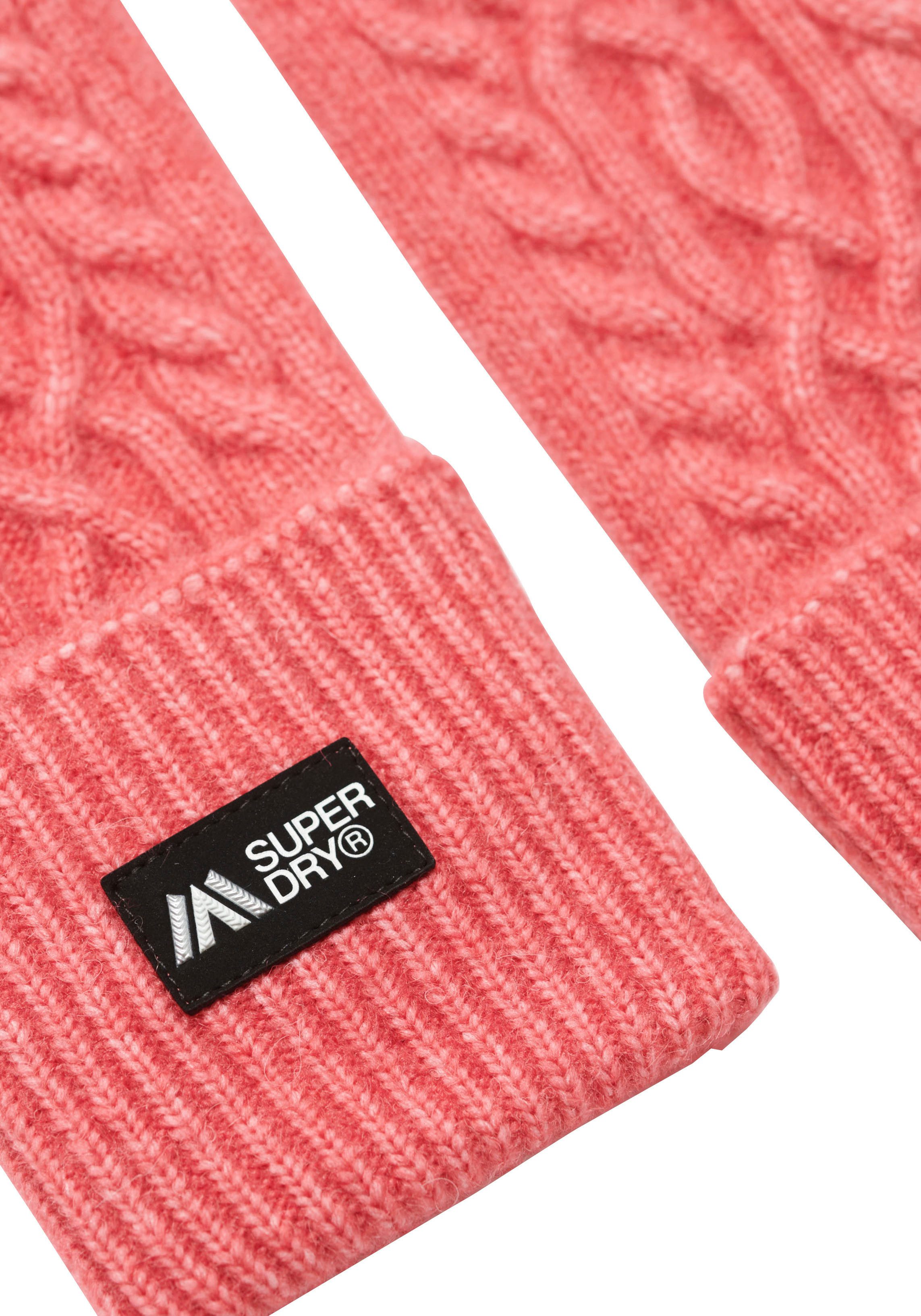 Superdry Gebreide handschoenen CABLE LUXE HANDWARMERS