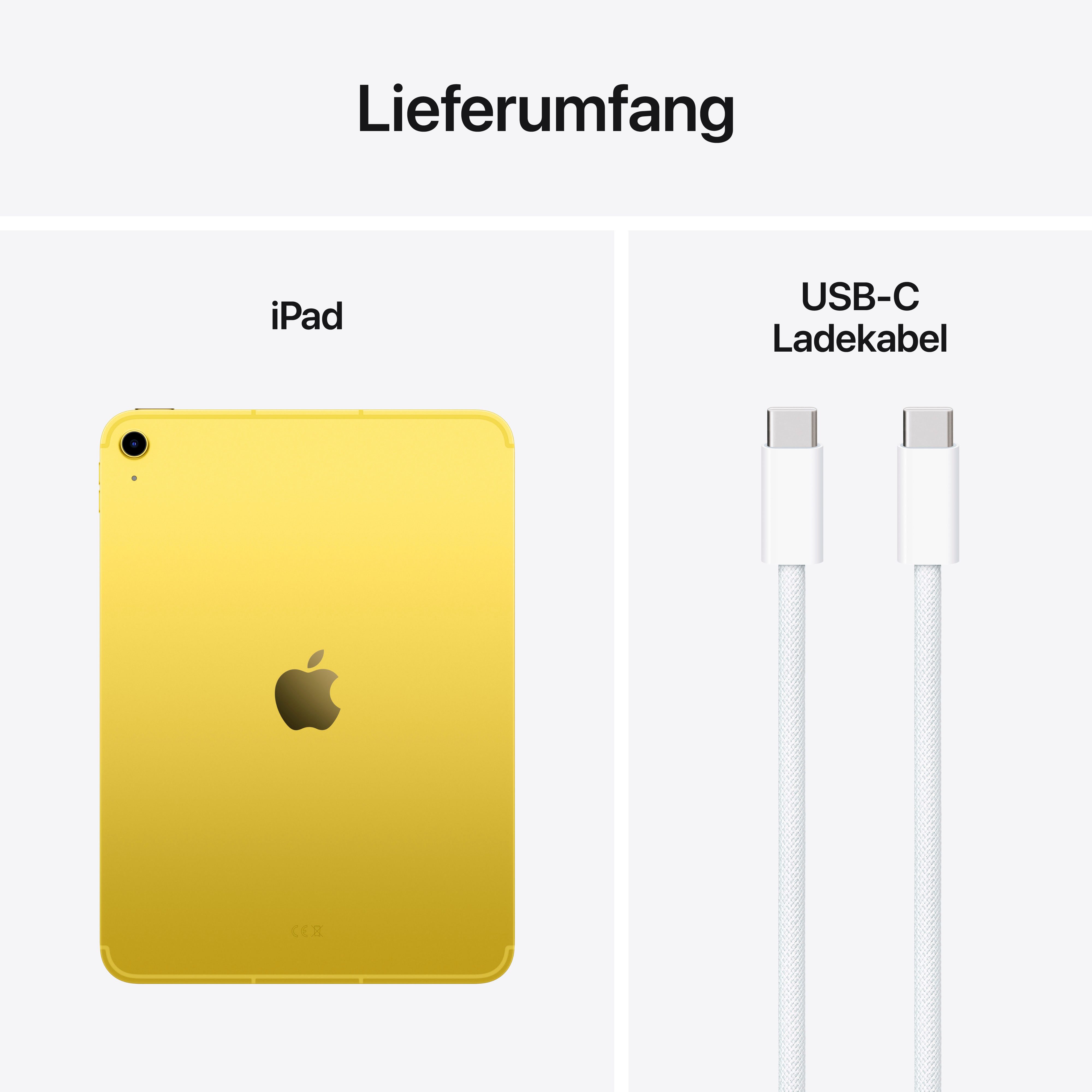 Apple Tablet 11" iPad Wi-Fi + Cellular (2025), 10,86 ", iPadOS
