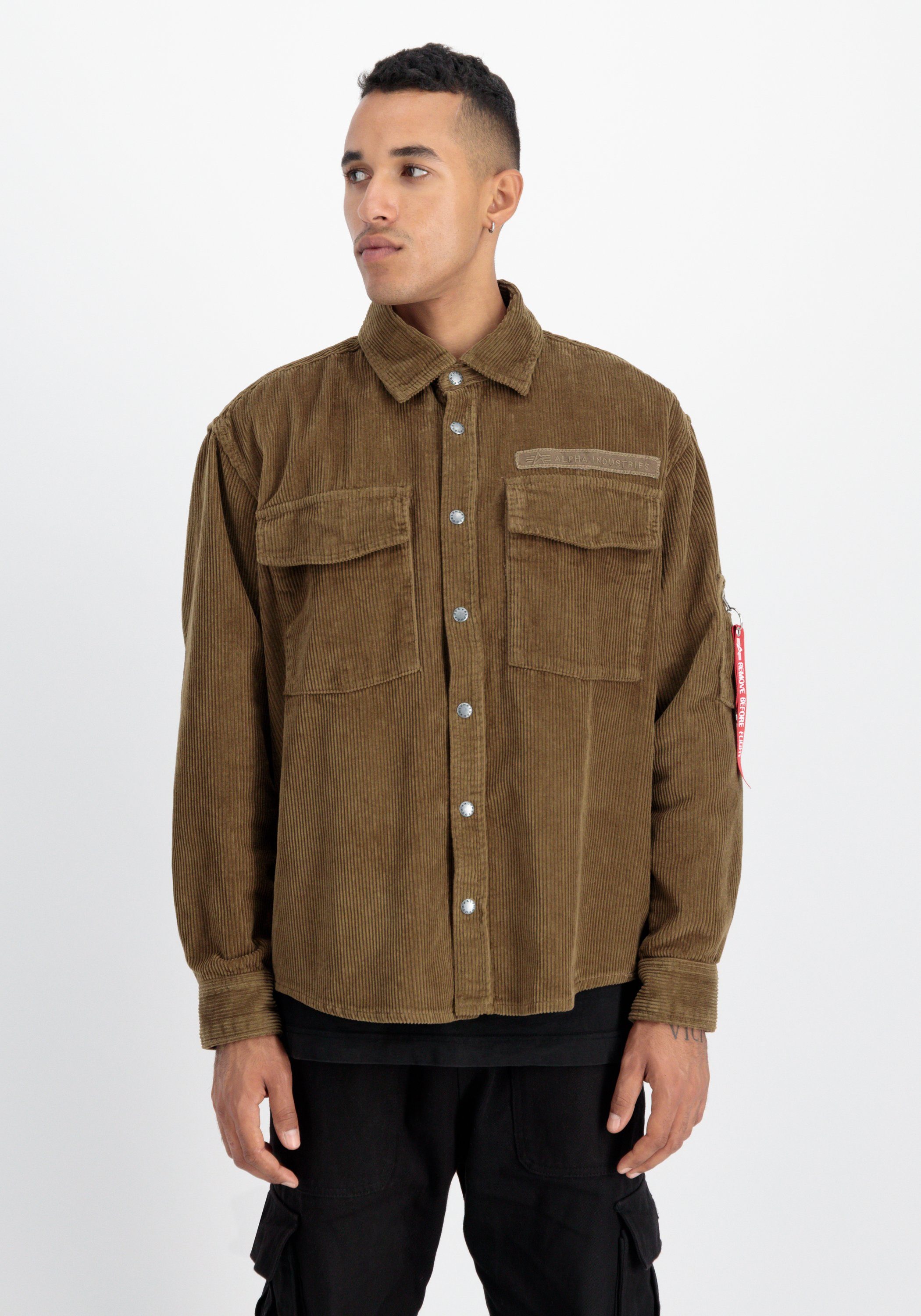 Alpha Industries Overhemdjasje ALPHA INDUSTRIES Men - Overshirts Cord Overshirt