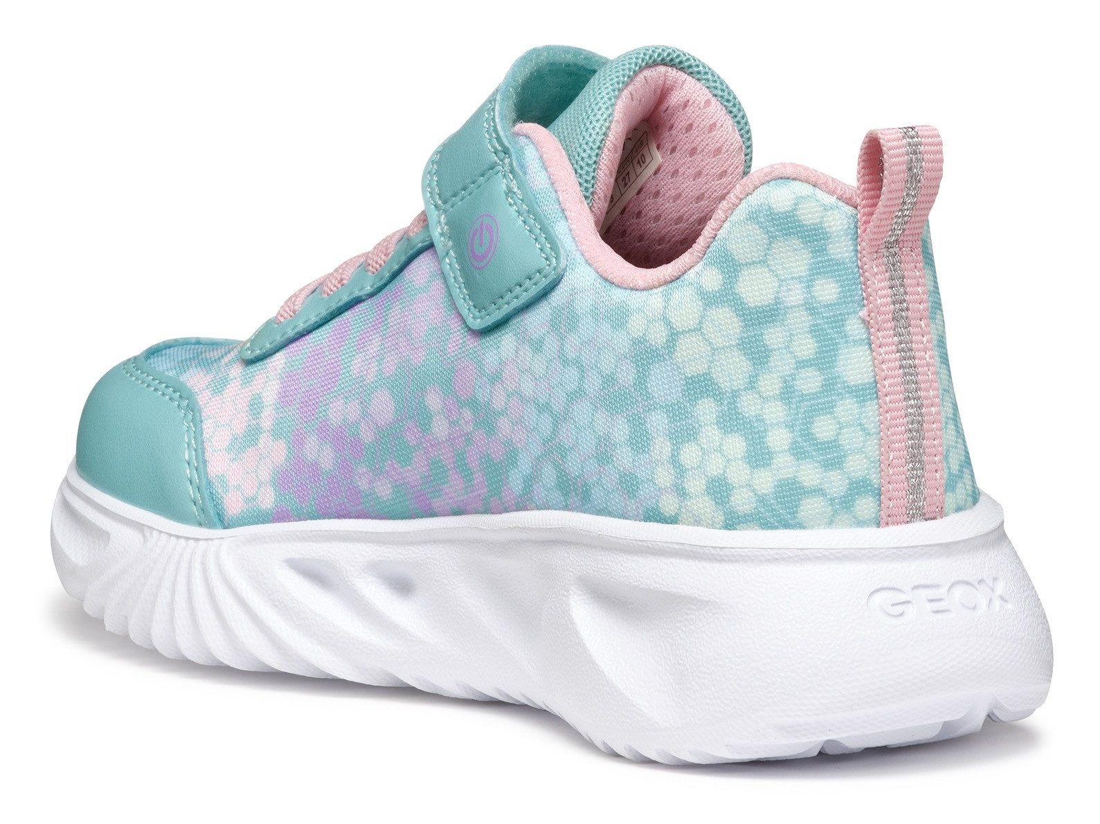 Geox Sneakers J ASSISTER GIRL knipperschoen , lage schoen, klittenbandschoen met textielvoering