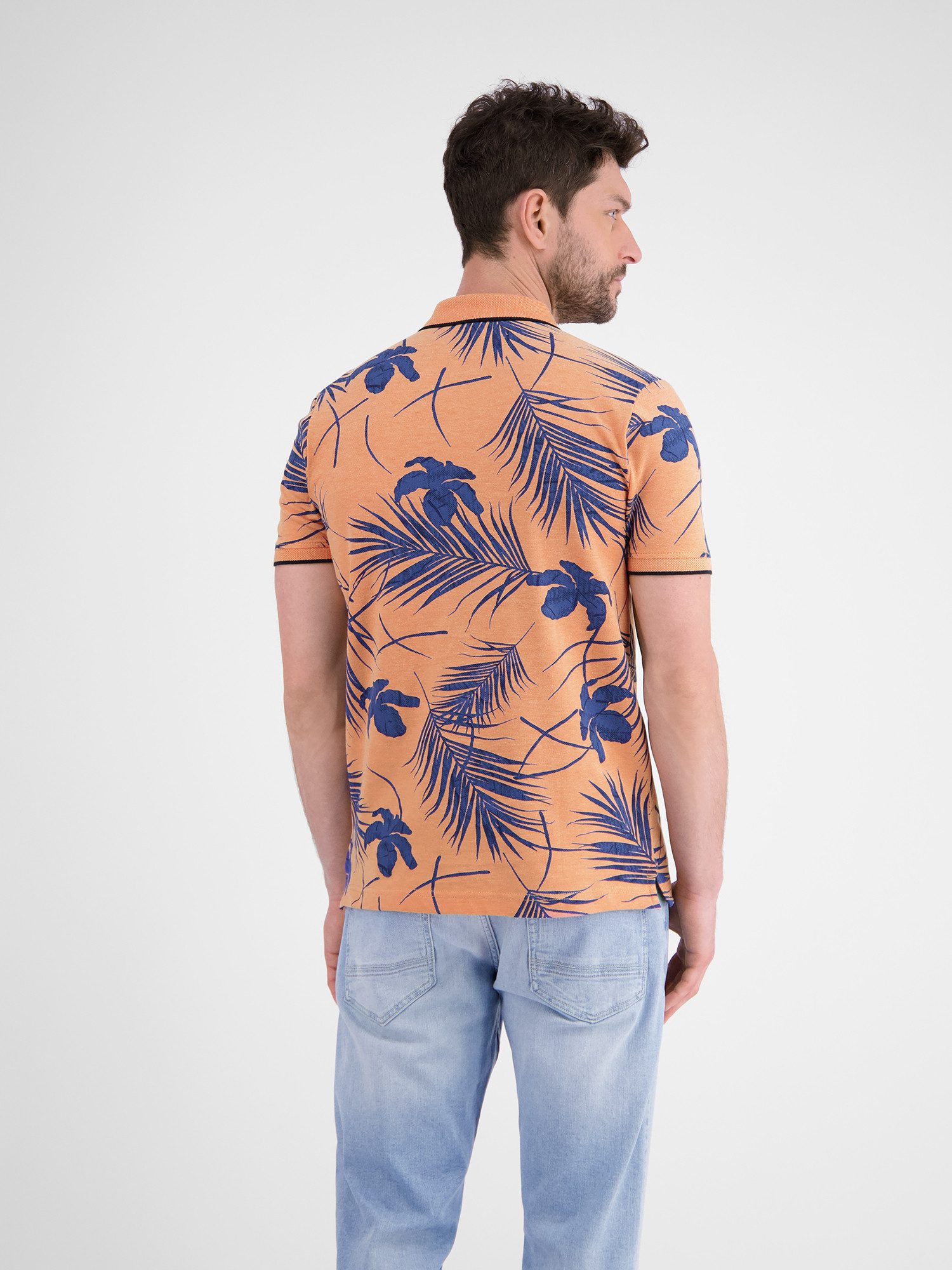 Lerros Poloshirt LERROS modieus poloshirt, zomers gedessineerd