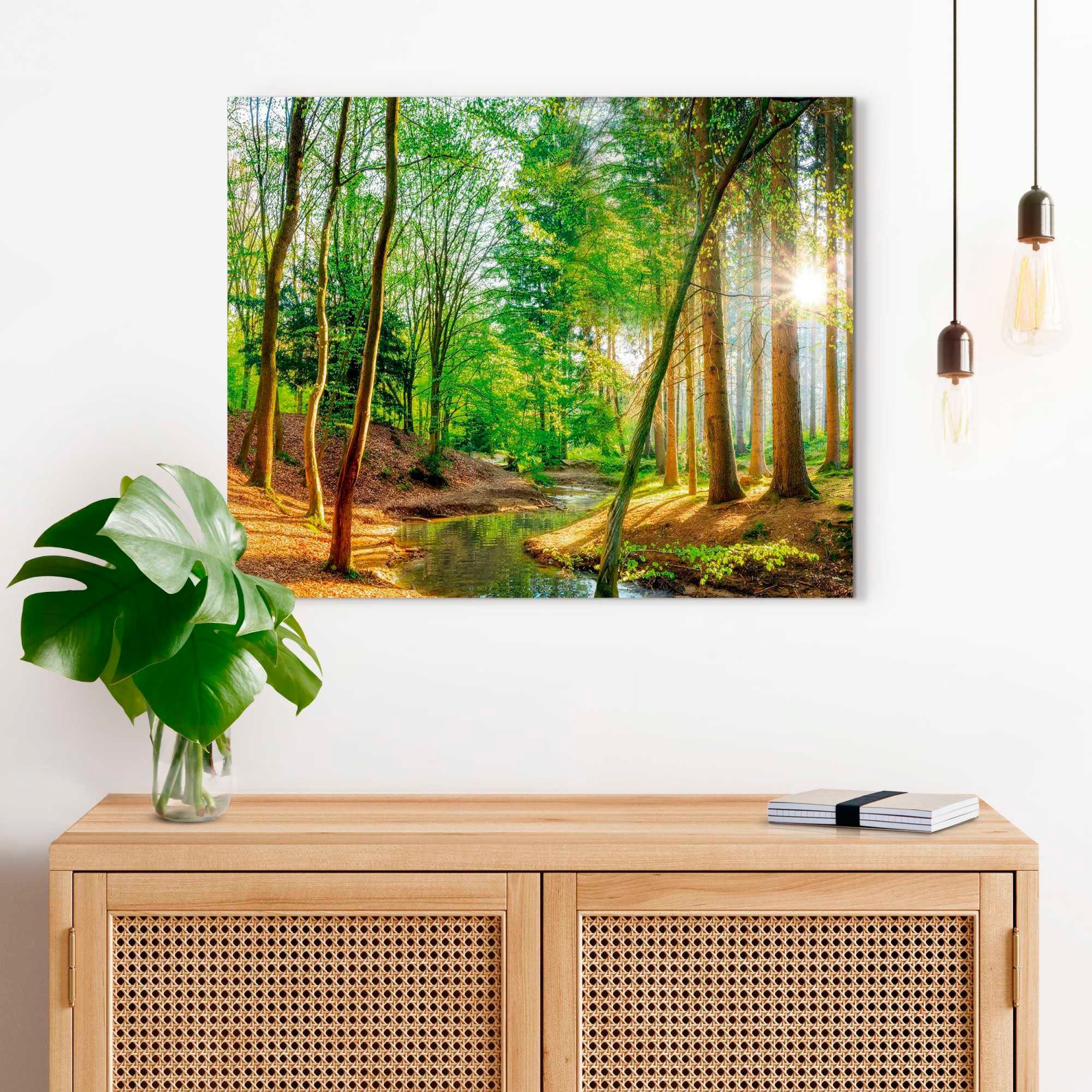 Reinders! Decoratief paneel Zonnig bos