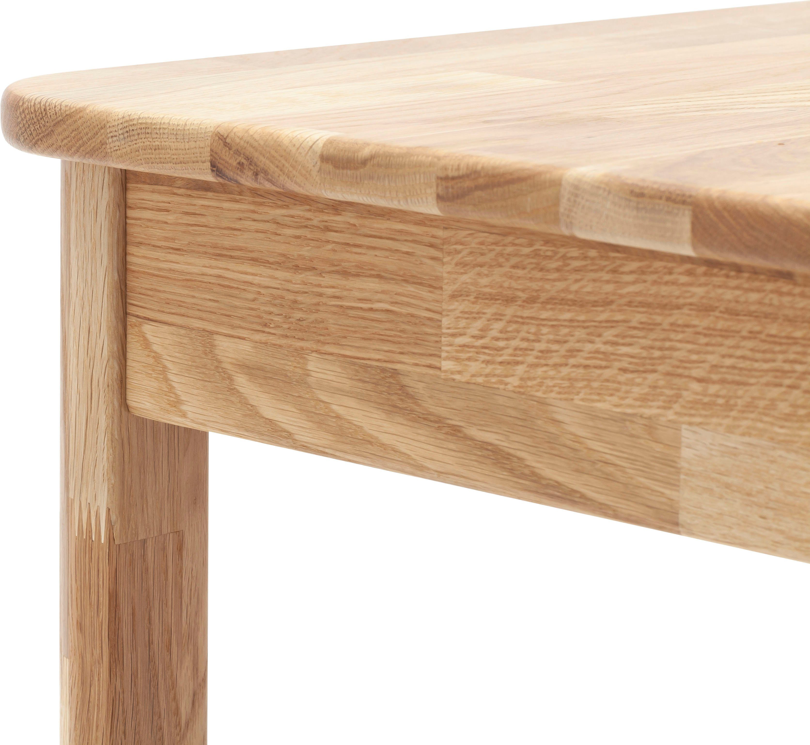 MCA living Eettafel Oskar, TOPSELLER! Massief houten tafel, naar keuze van beukenkernhout of wildeiken