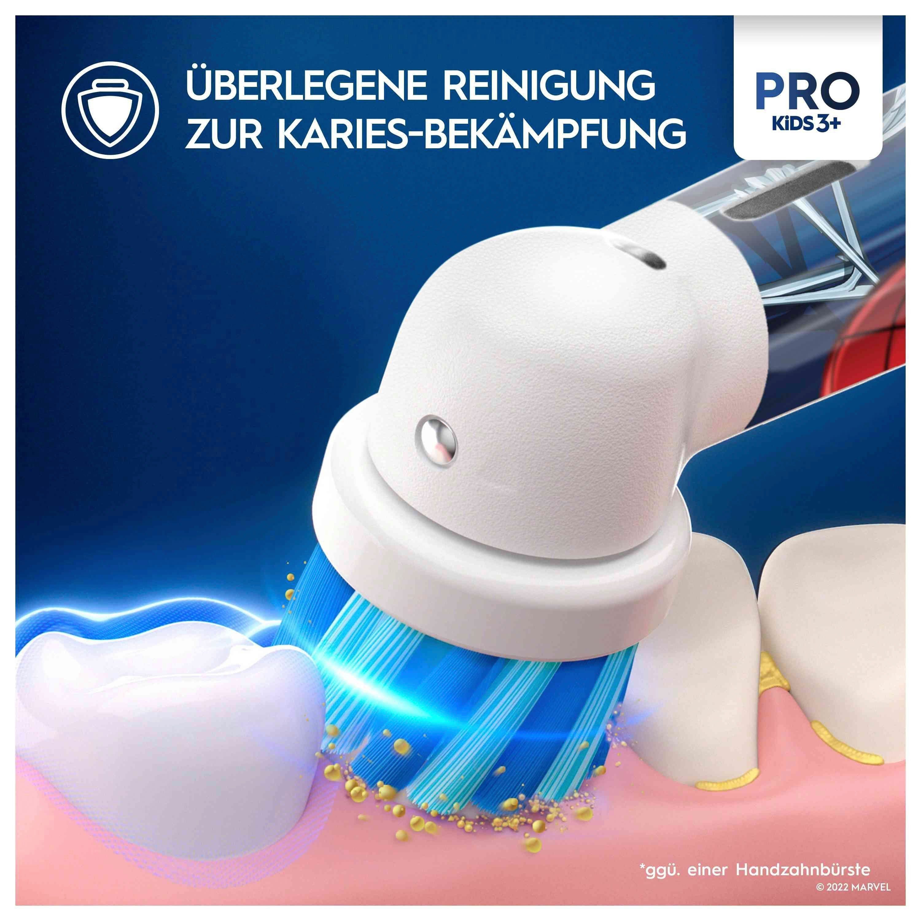 Oral B Elektrische tandenborstel Pro Kids Spiderman voor kinderen vanaf 3 jaar