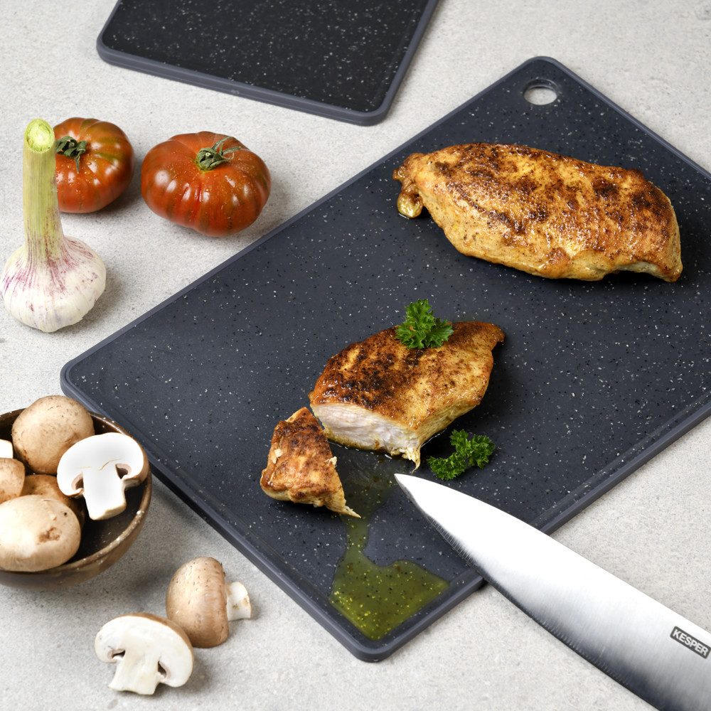 KESPER for kitchen & home Snijplank Plank met aflopende snijvlakken (set, 3 stuks)