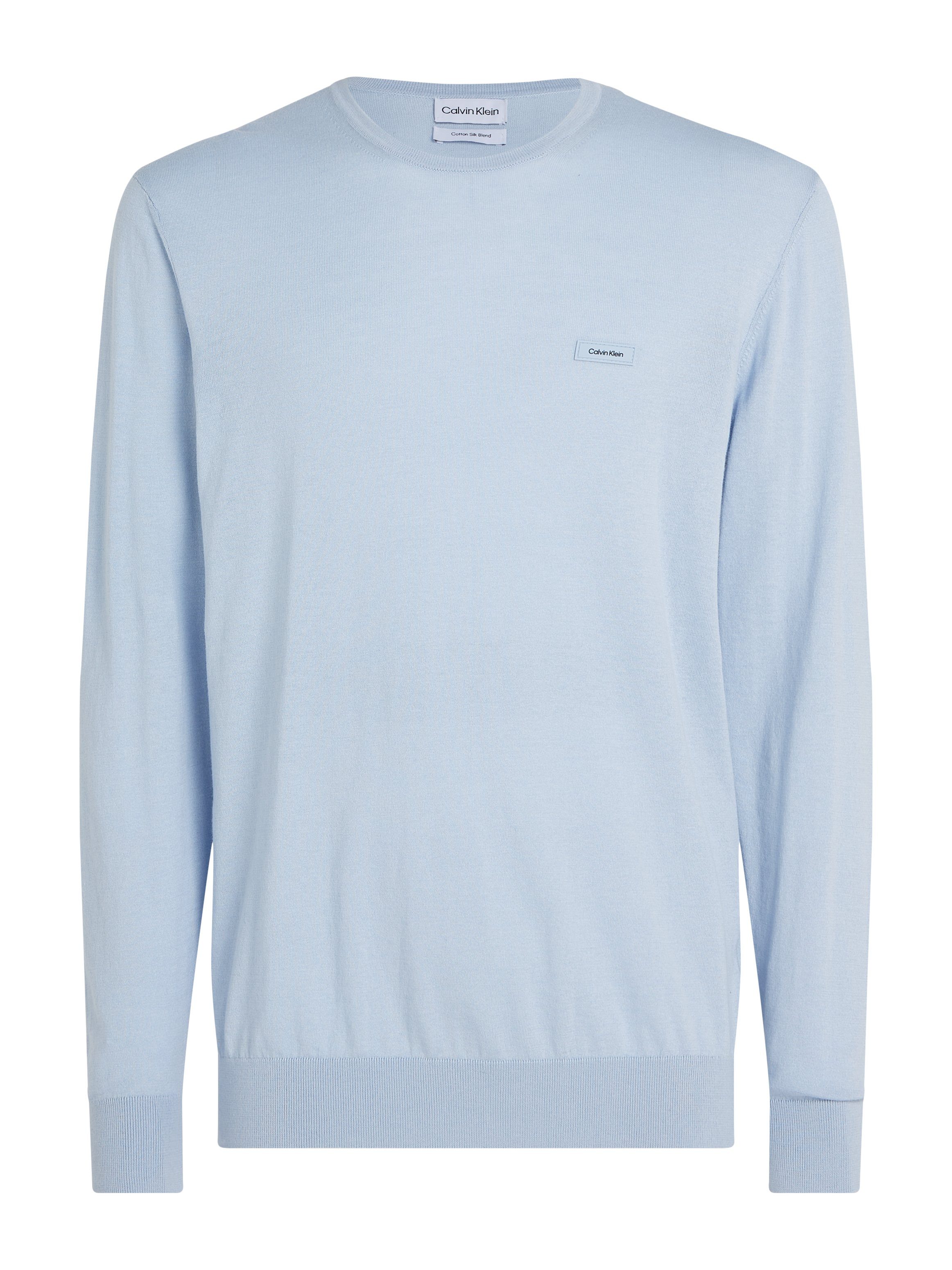 Calvin Klein Trui met ronde hals COTTON SILK CN SWEATER