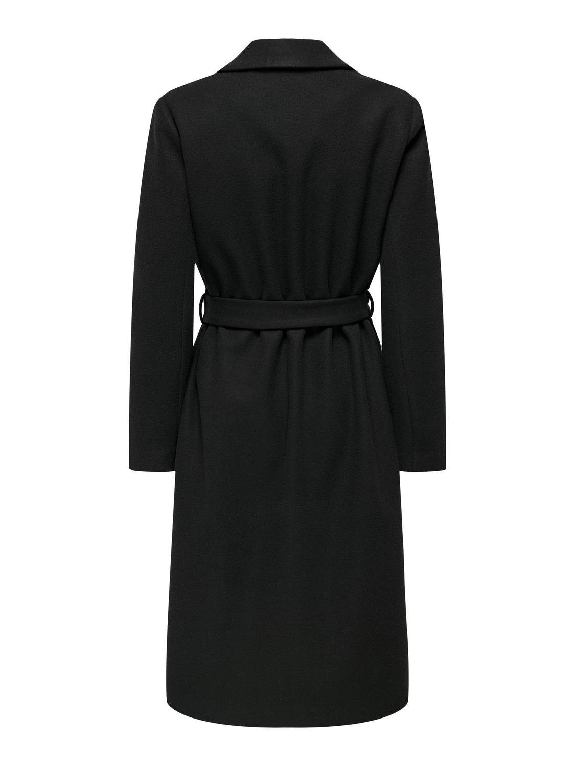 Only Lange jas ONLALVILDA LIFE WRAP COAT OTW