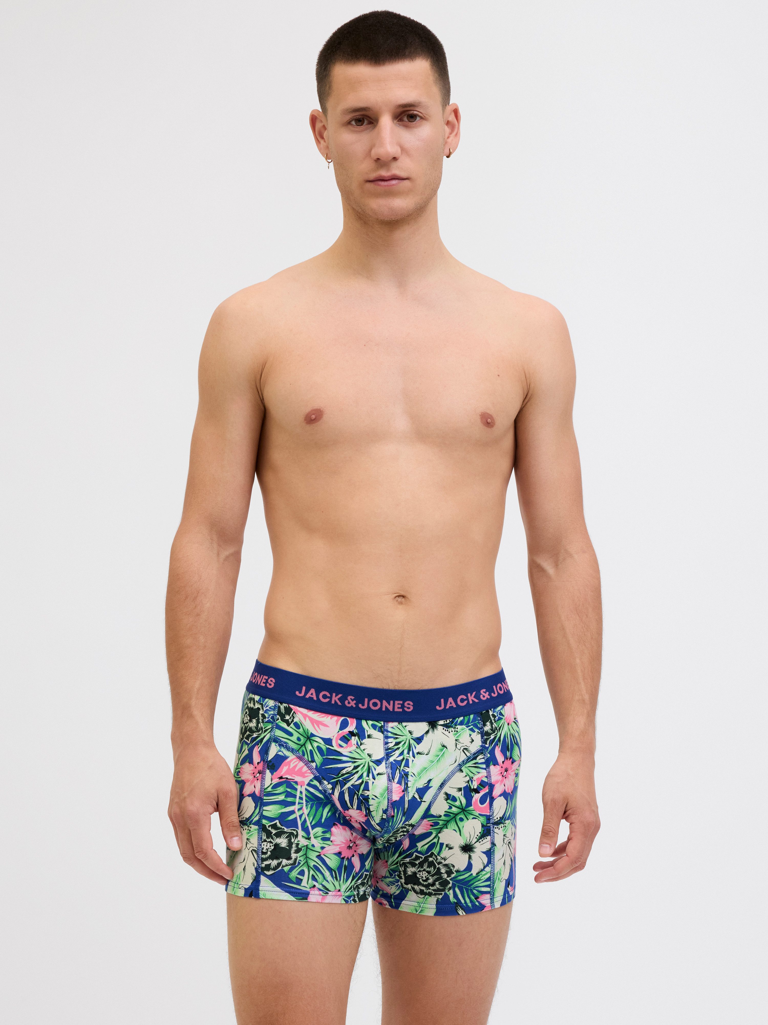 Jack & Jones Trunk JACFRED FLAMINGO TRUNKS 3 PACK SN (set, 3 stuks)