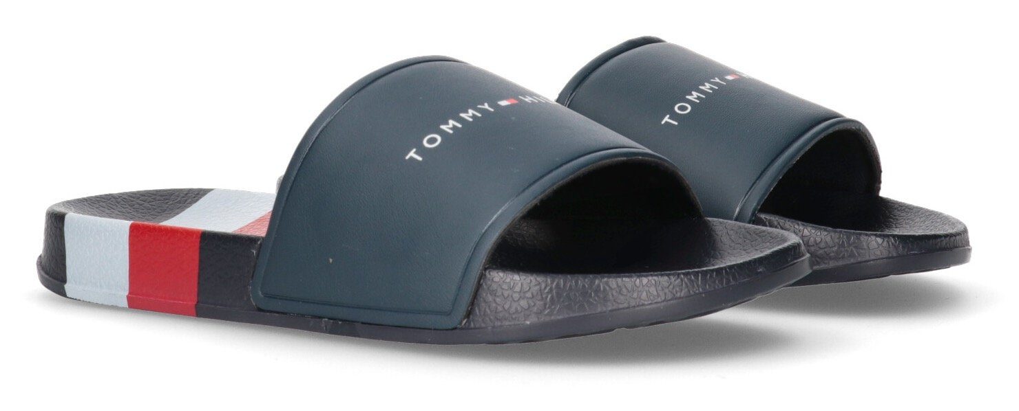 Tommy Hilfiger Badslippers Strepen zomerschoen, badslippers, poolslides in  kleurstelling