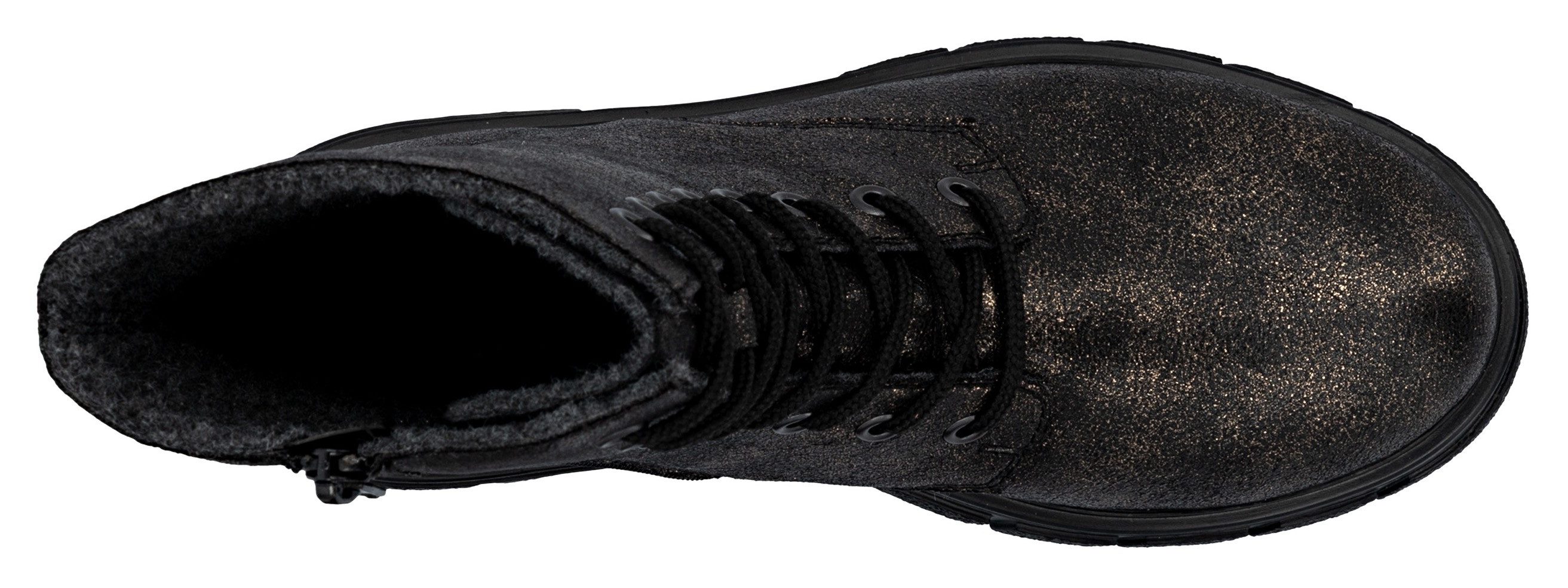 Rieker Veterschoenen enkellaars, hakken, met extra binnenrits