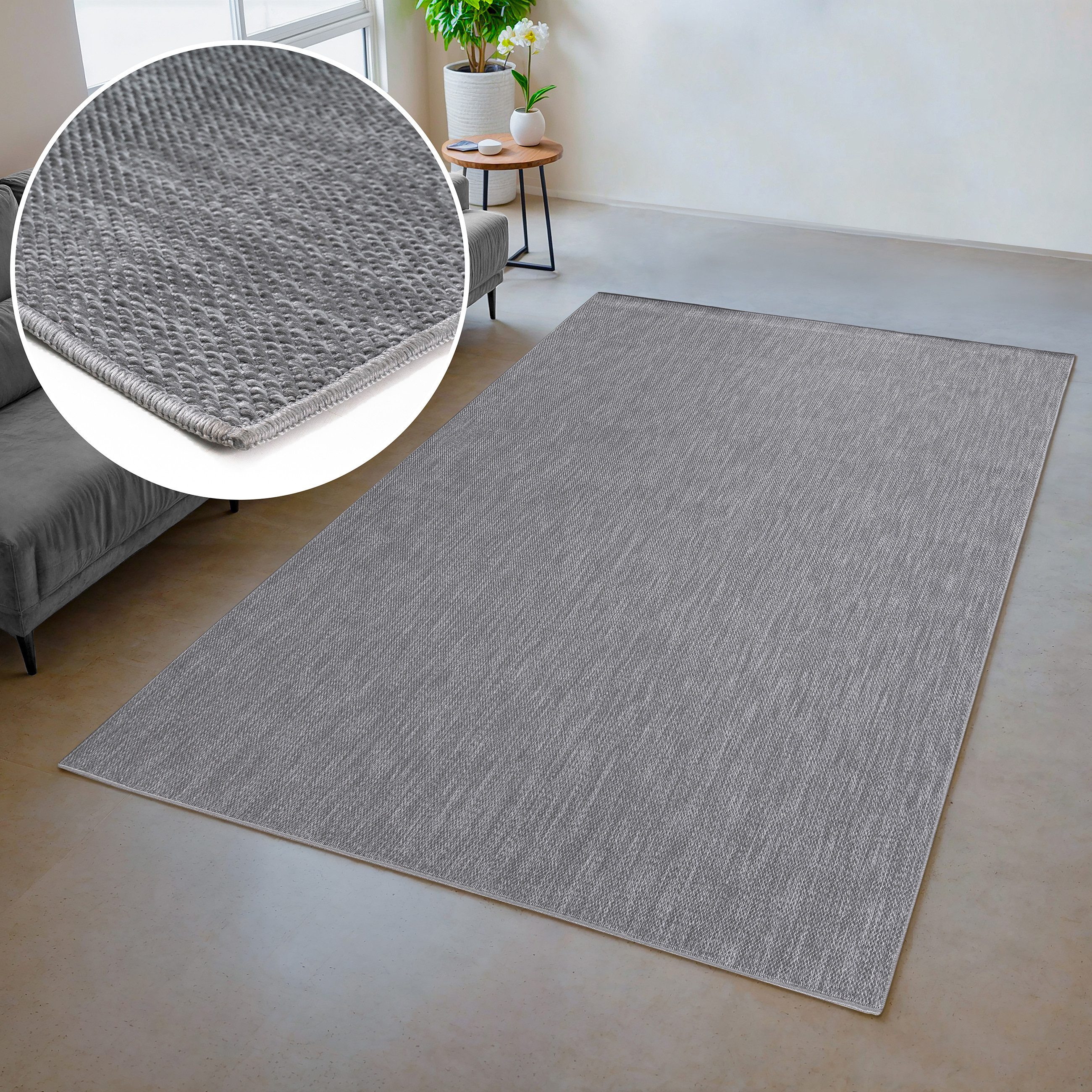 my home Vloerkleed Kian Sisal-look, vlakweefsel, binnen- en buitengebruik, weerbestendig &...