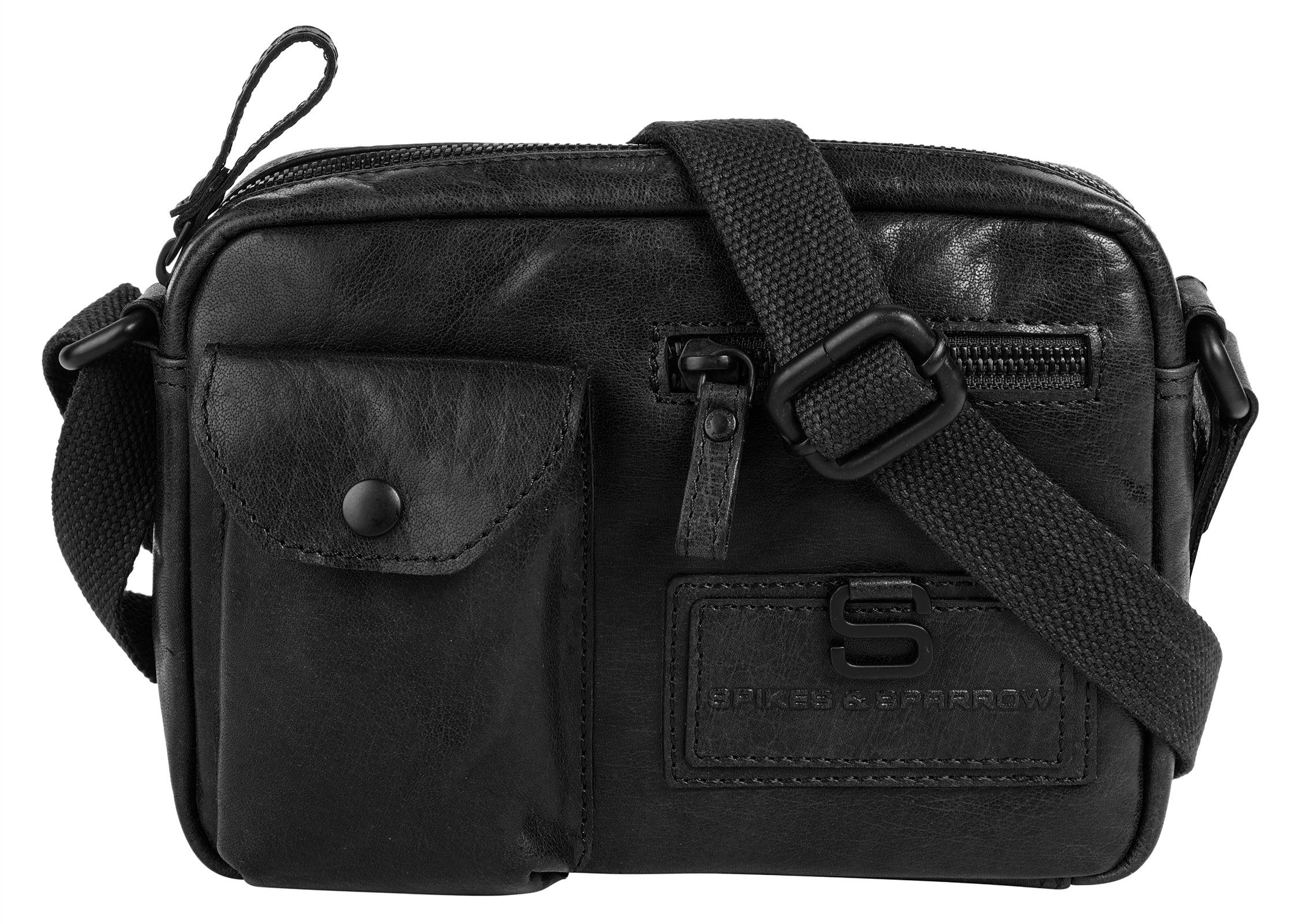 NU 20% KORTING: Spikes & Sparrow Schoudertas Cross Body echt leder