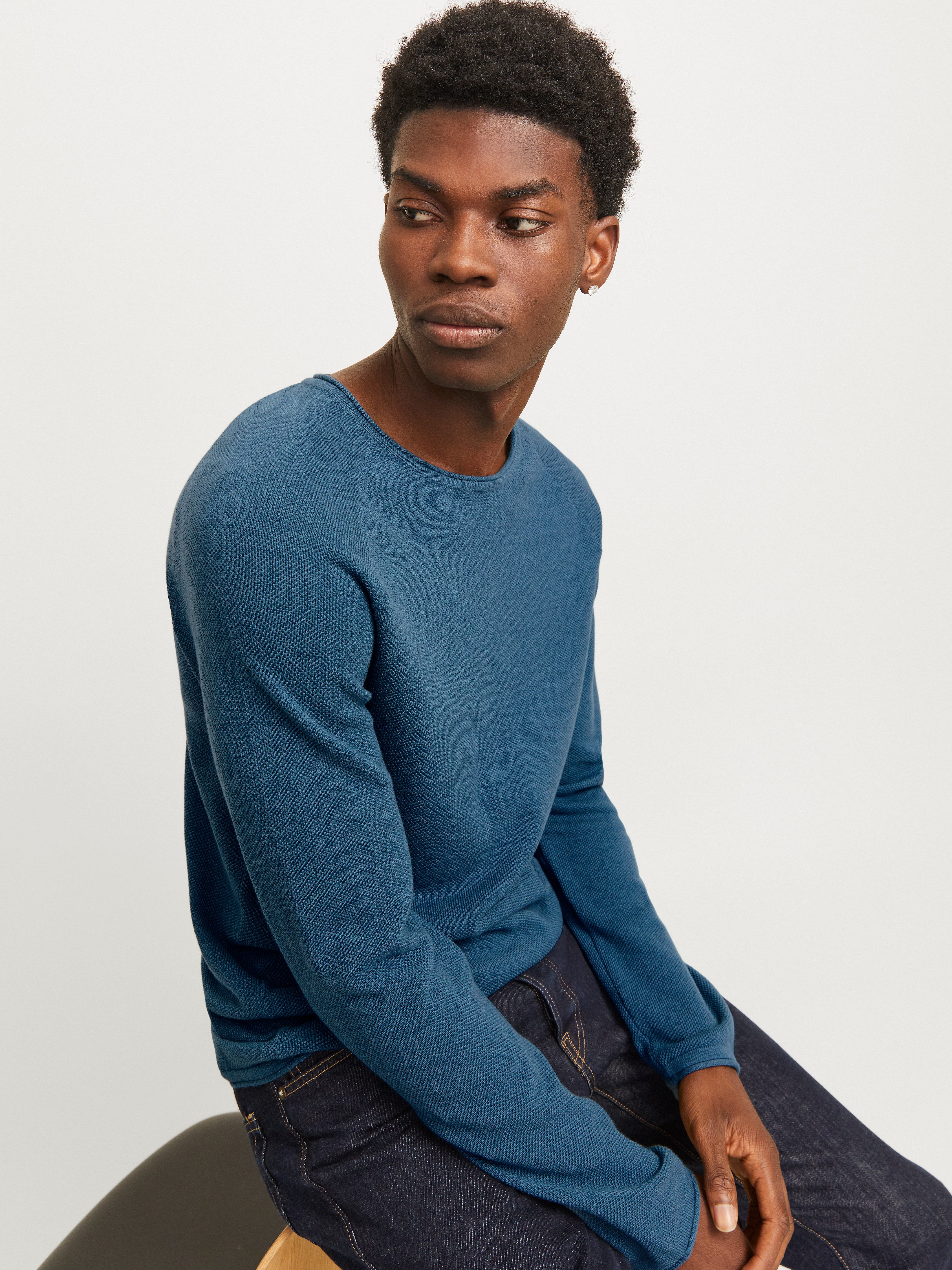 Jack & Jones Trui met ronde hals JJEHILL KNIT CREW NECK NOOS