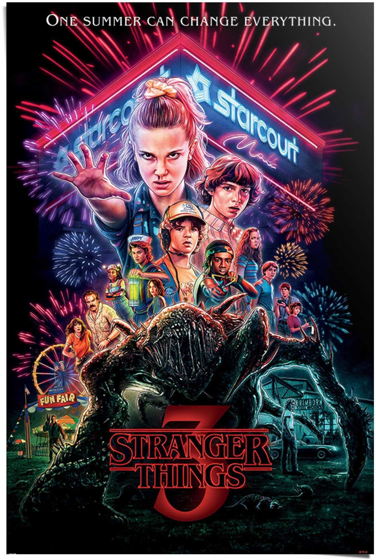 Reinders! poster Stranger Things Summer of 85 Netflix Mike Eleven (1 stuk)