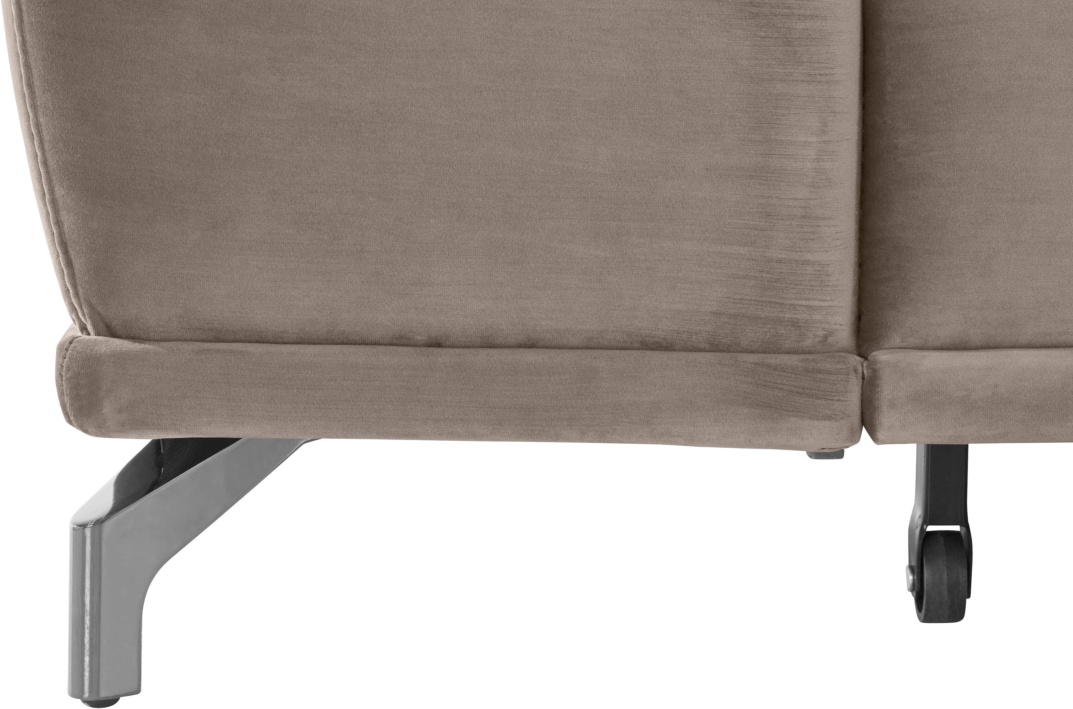 Places of Style Hoekbank Costello L-vorm, met zitdiepteverstelling, armleuningverstelling en