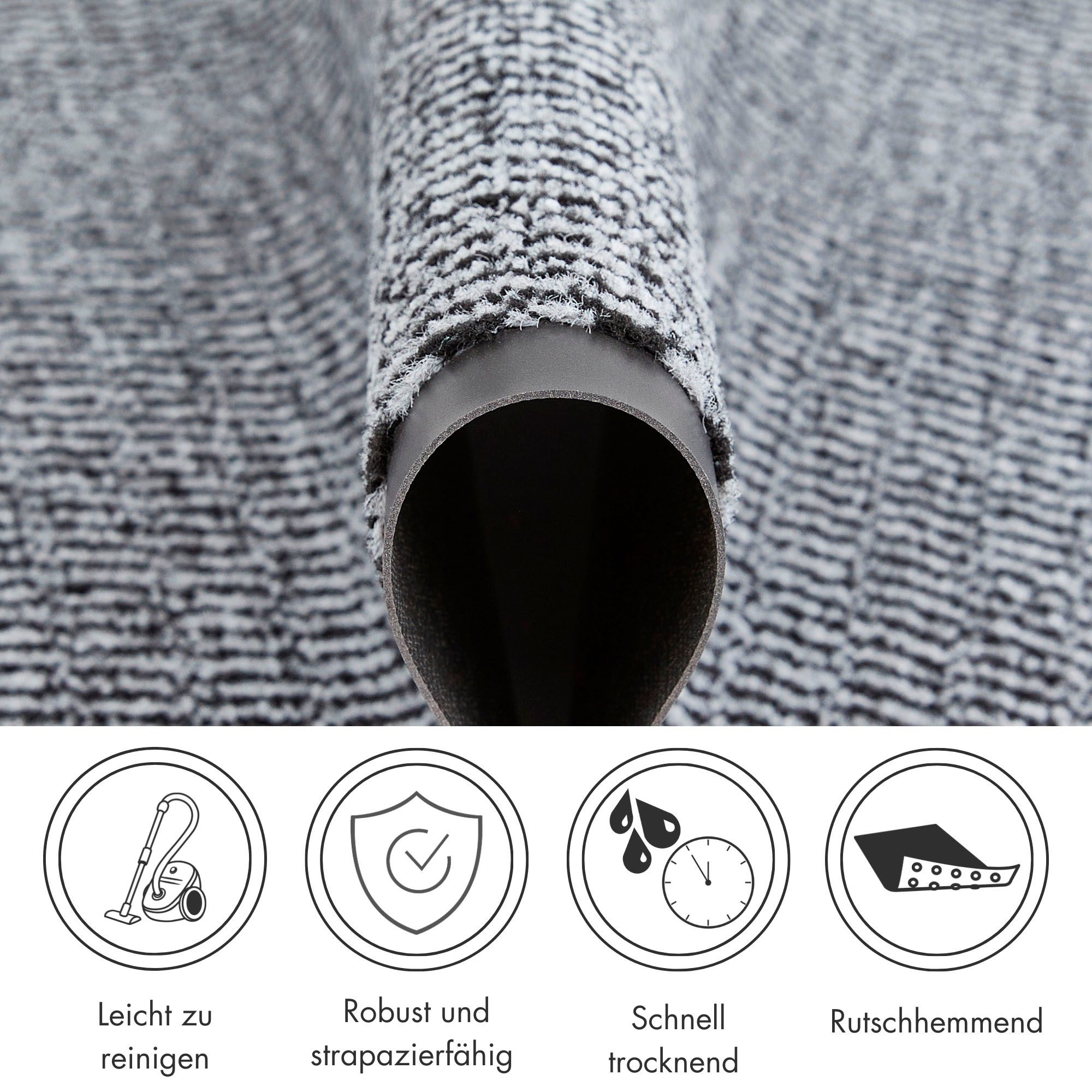 Andiamo Mat Easy, Made in Netherlands Inloopmat, antislip, binnen- en overdekte buitenruimte