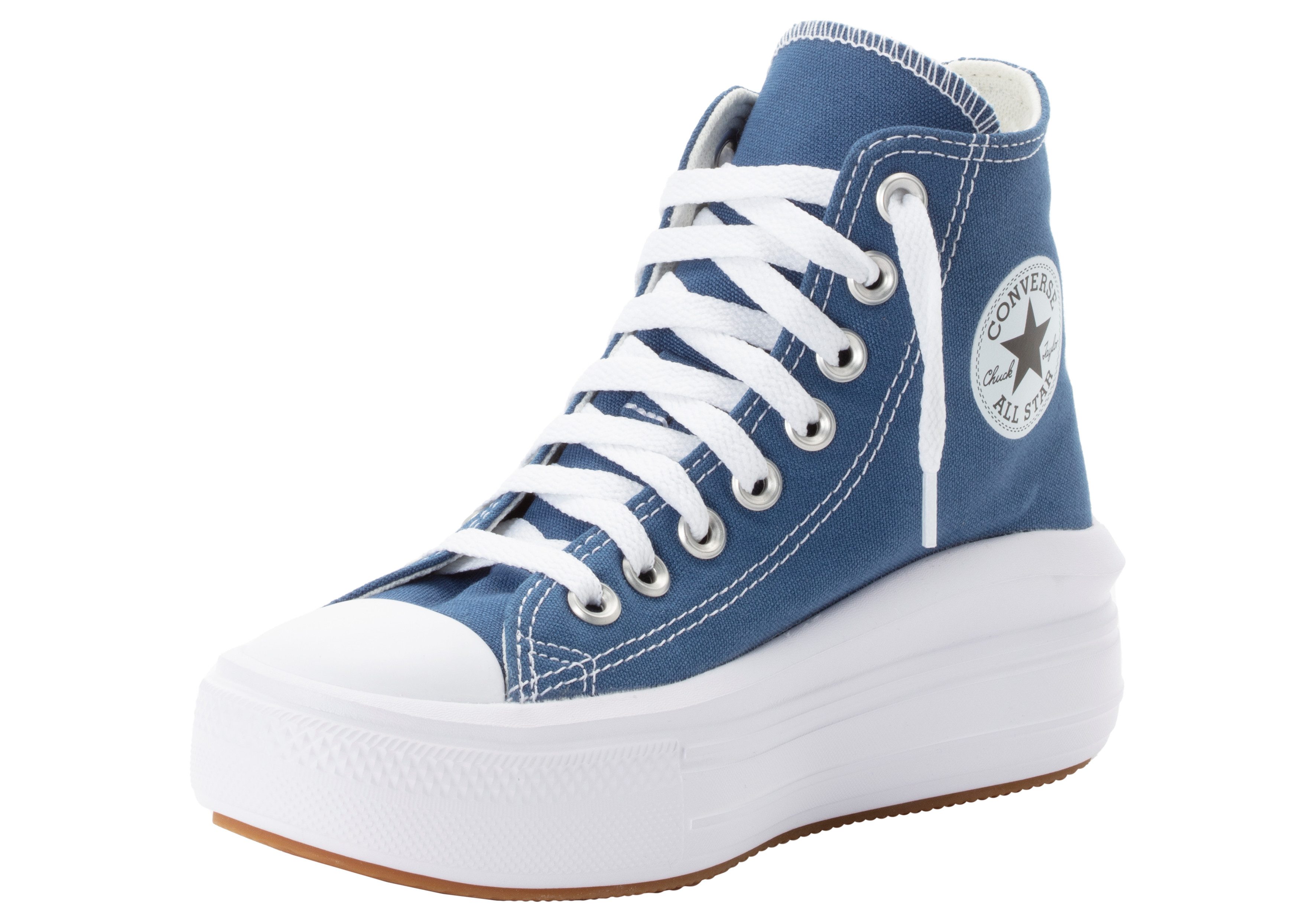 Converse Sneakers CHUCK TAYLOR ALL STAR MOVE PLATFORM dames schoenen maat 38 EU blauw