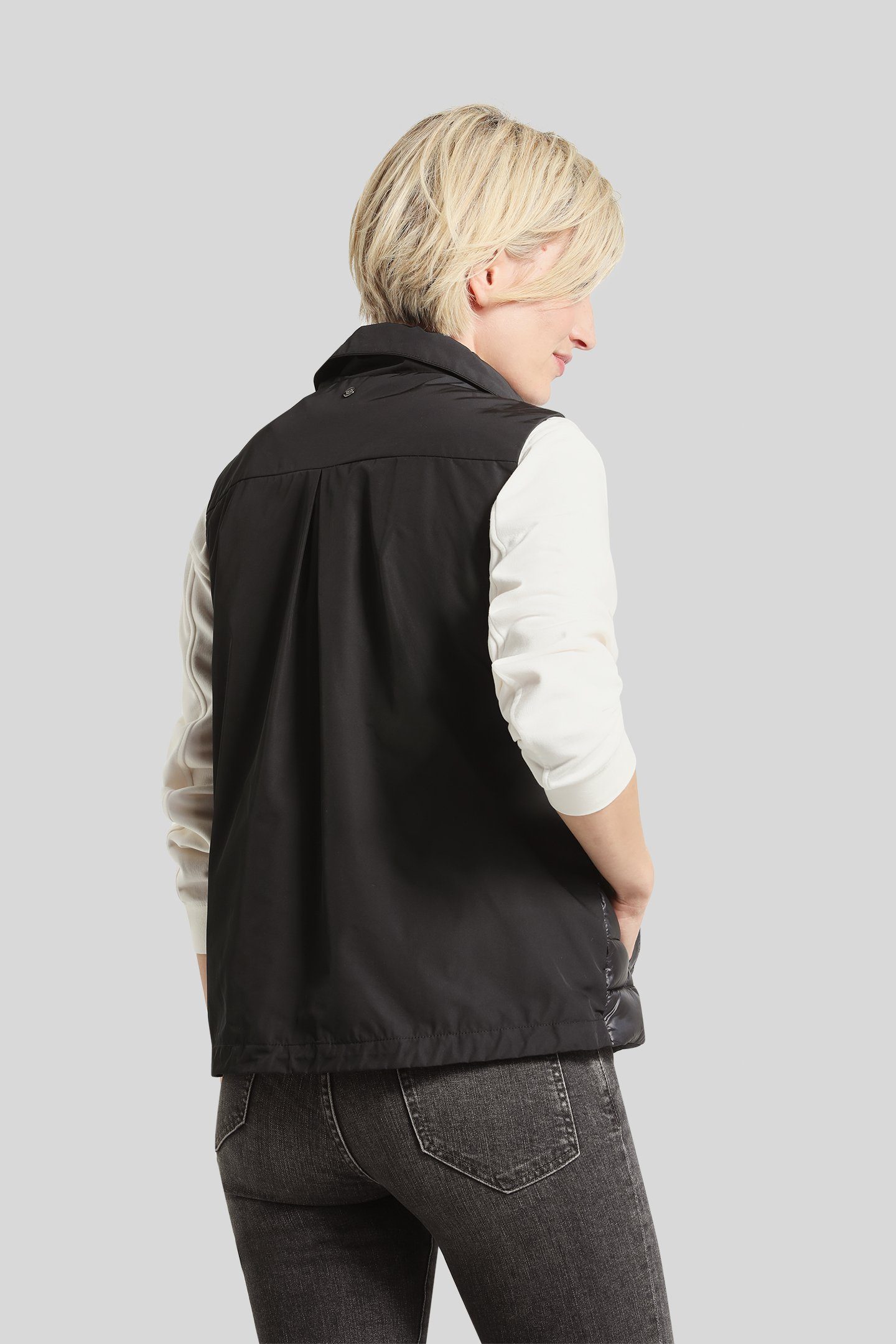 Bugatti Bodywarmer met niet-doorgestikte rugleuning