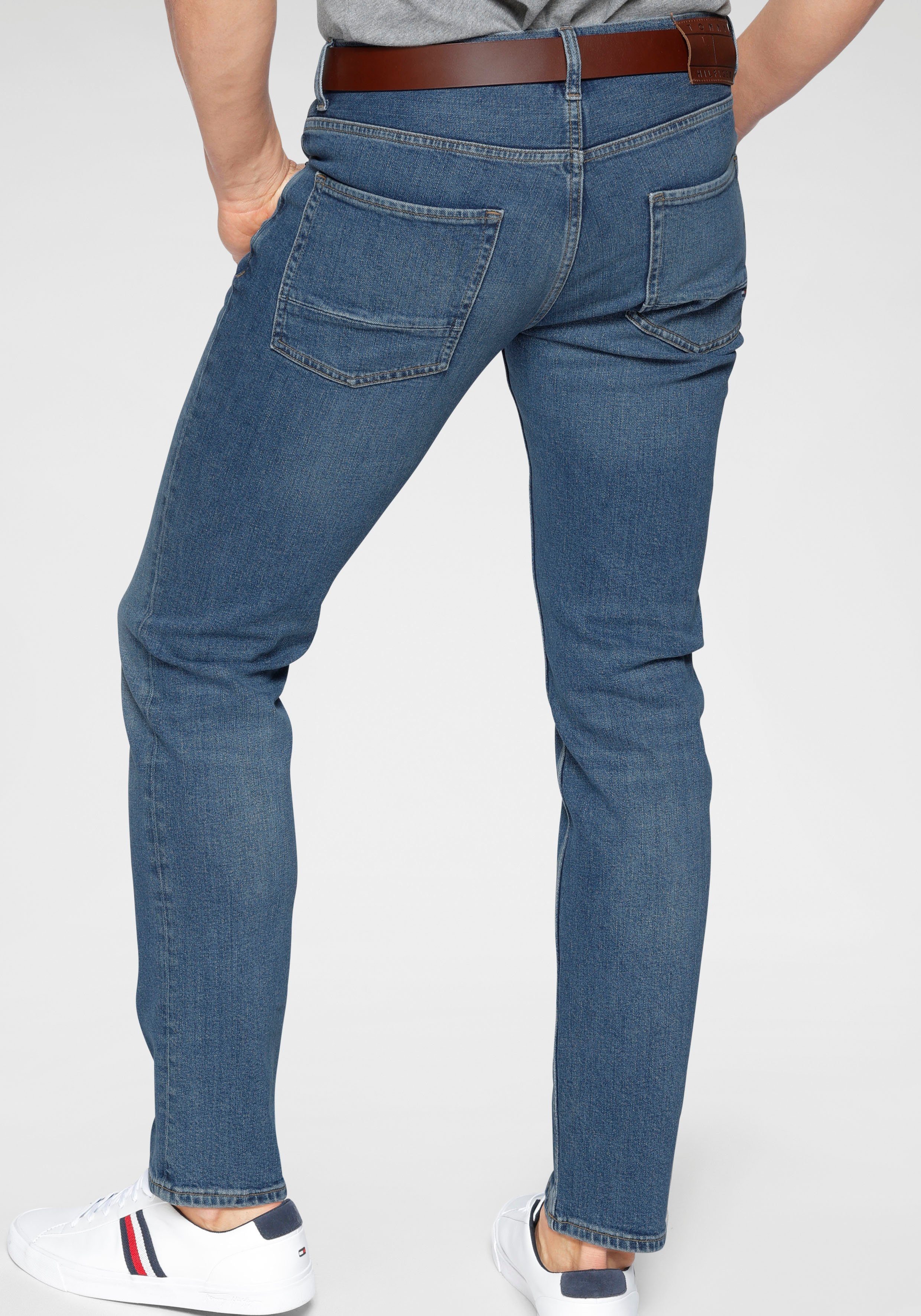 Tommy Hilfiger Straight jeans Denton van katoen-denim met stretch