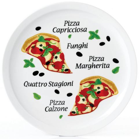 van Well Pizzabord Margherita (set, 6-delig)