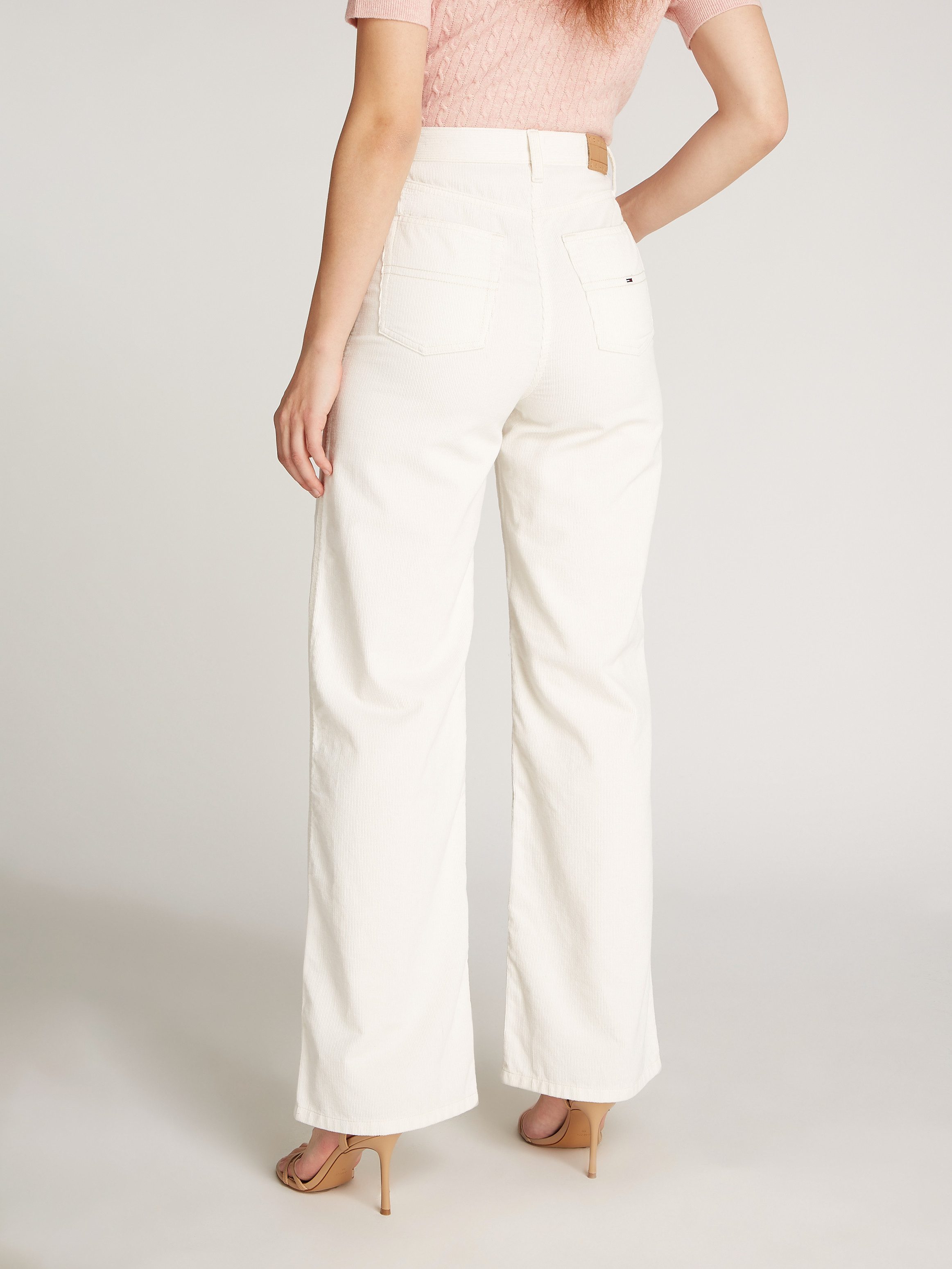 TOMMY JEANS Cordbroek TJW CLAIRE FINE CORD PANT van fijn cord, in 5-pocket-stijl