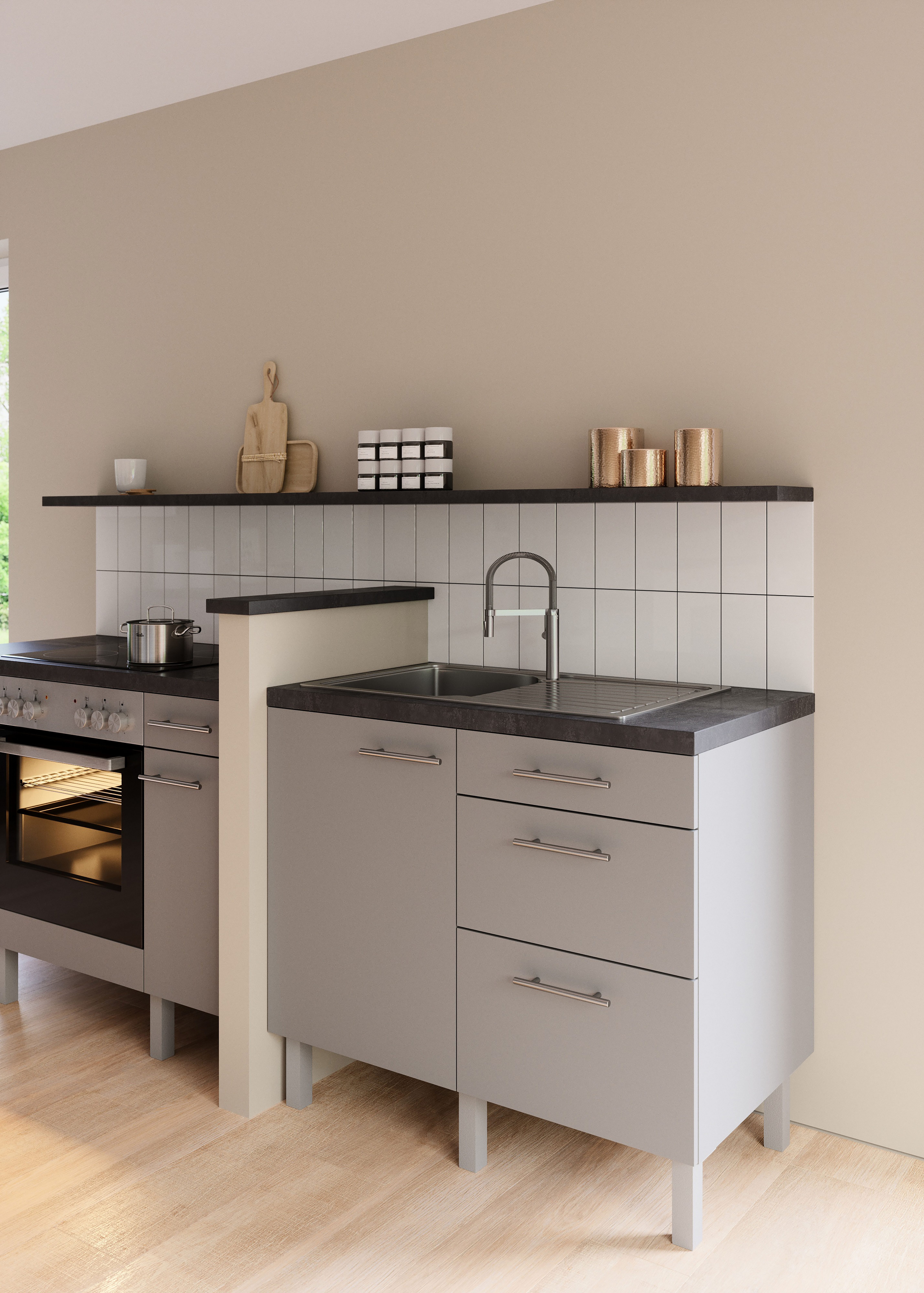 OPTIFIT Pantry keuken Lilly Breedte 100 cm