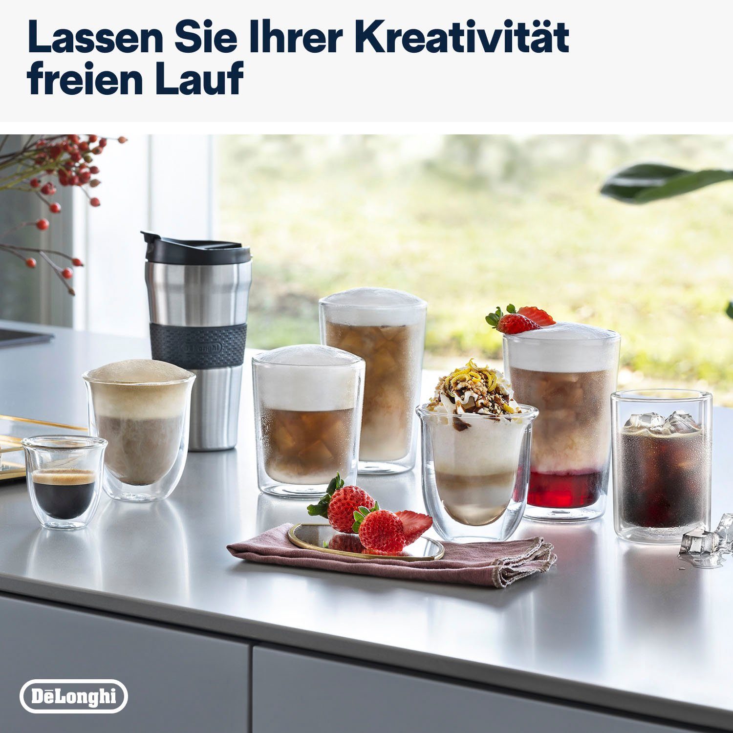 De'Longhi Volautomatisch koffiezetapparaat Eletta Explore Cold Brew ECAM450.86.T - 100 Rezepte (App), heiß & kalt