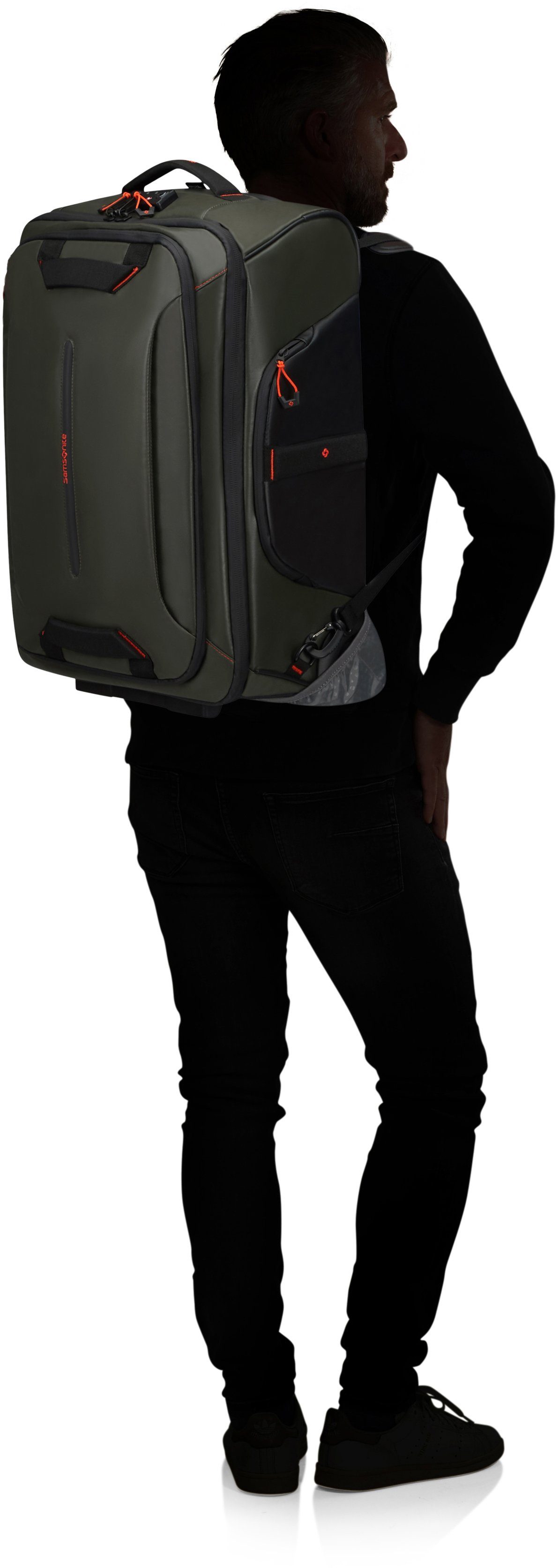 Samsonite Reistas ECODIVER met trolley- en rugzakfunctie, gedeeltelijk van gerecycled materiaal